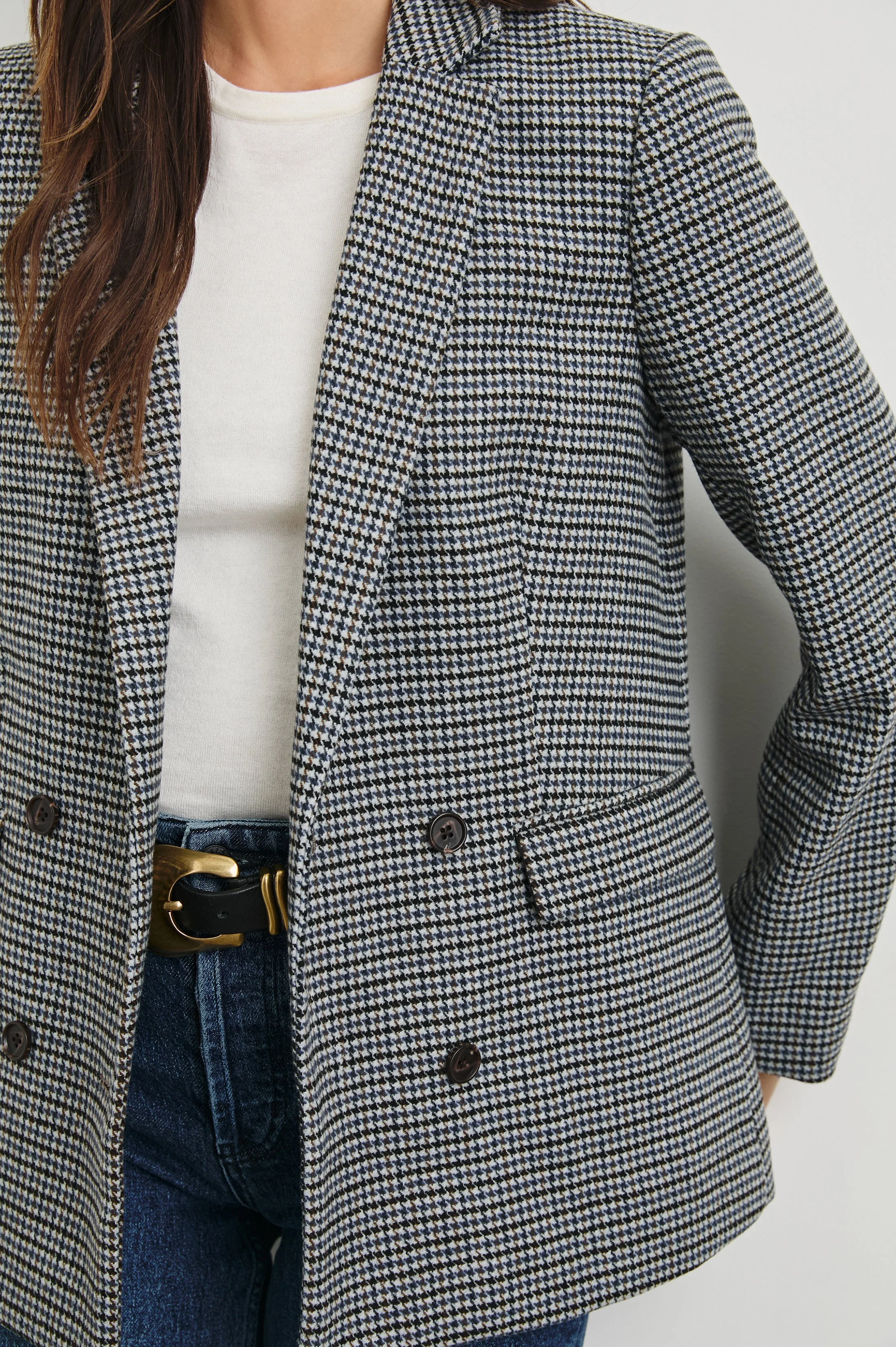 JAC BLAZER - BLACK LAPIZ - Image 2