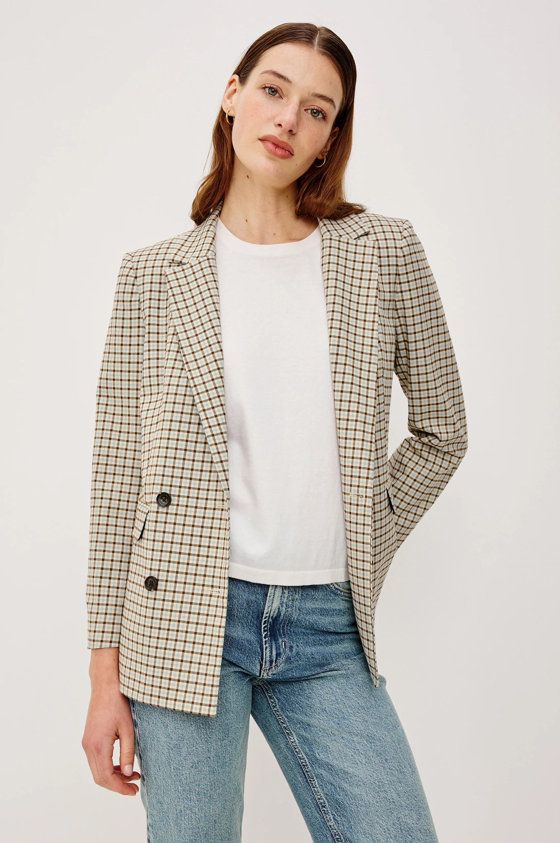 JAC BLAZER - BLUE BAY CHECK