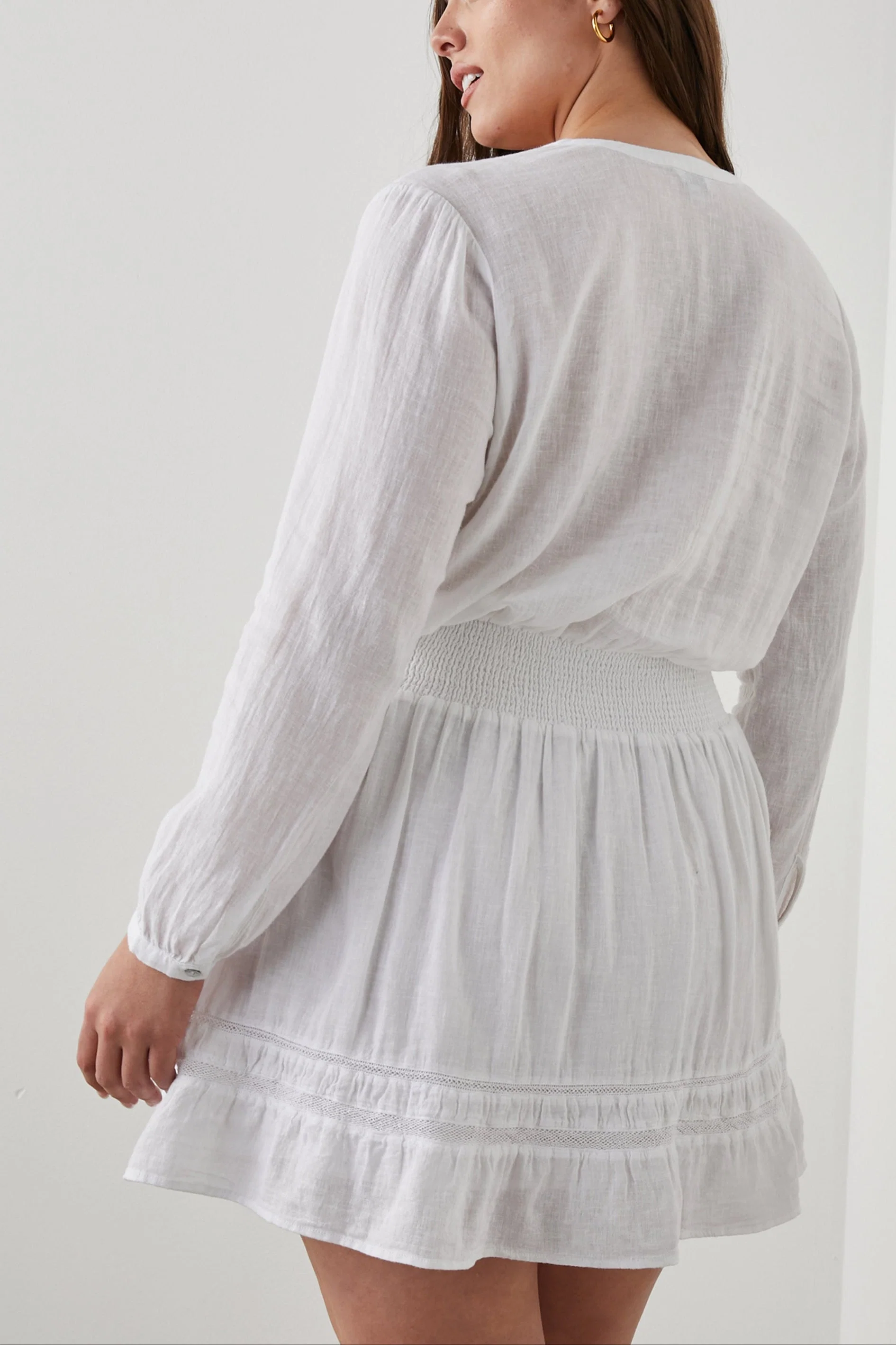 JASMINE DRESS - WHITE LACE DETAIL - Image 3