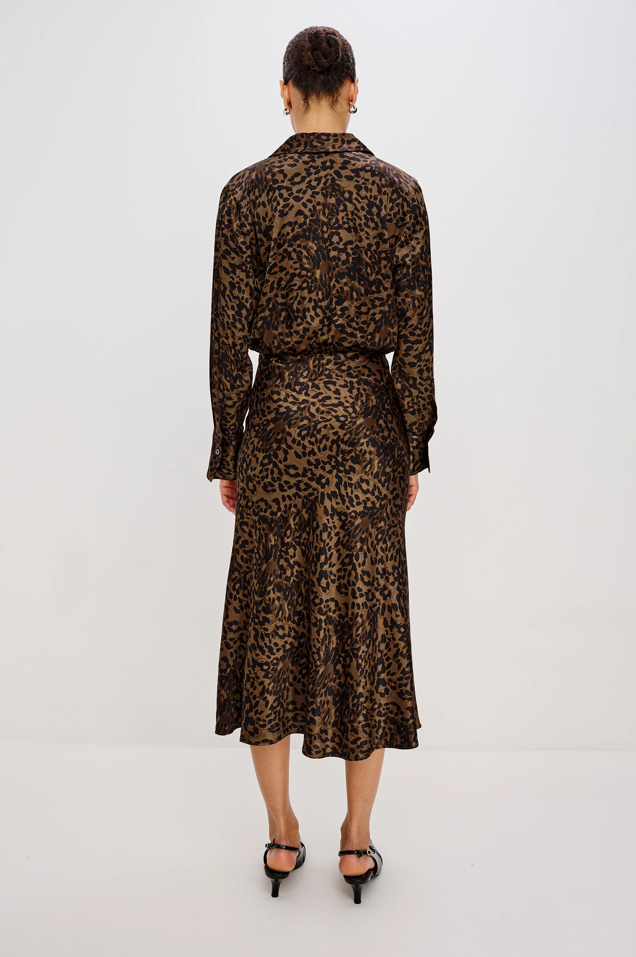 JAZLYN DRESS - GINGER SPOTTED - Image 5