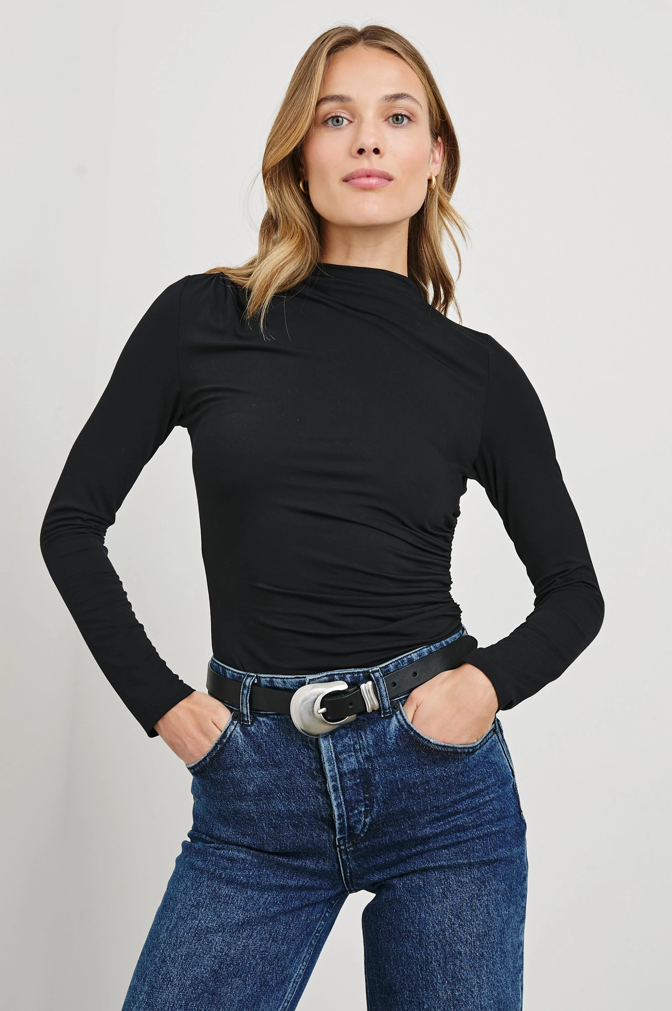 JOELLE TOP - BLACK ONYX