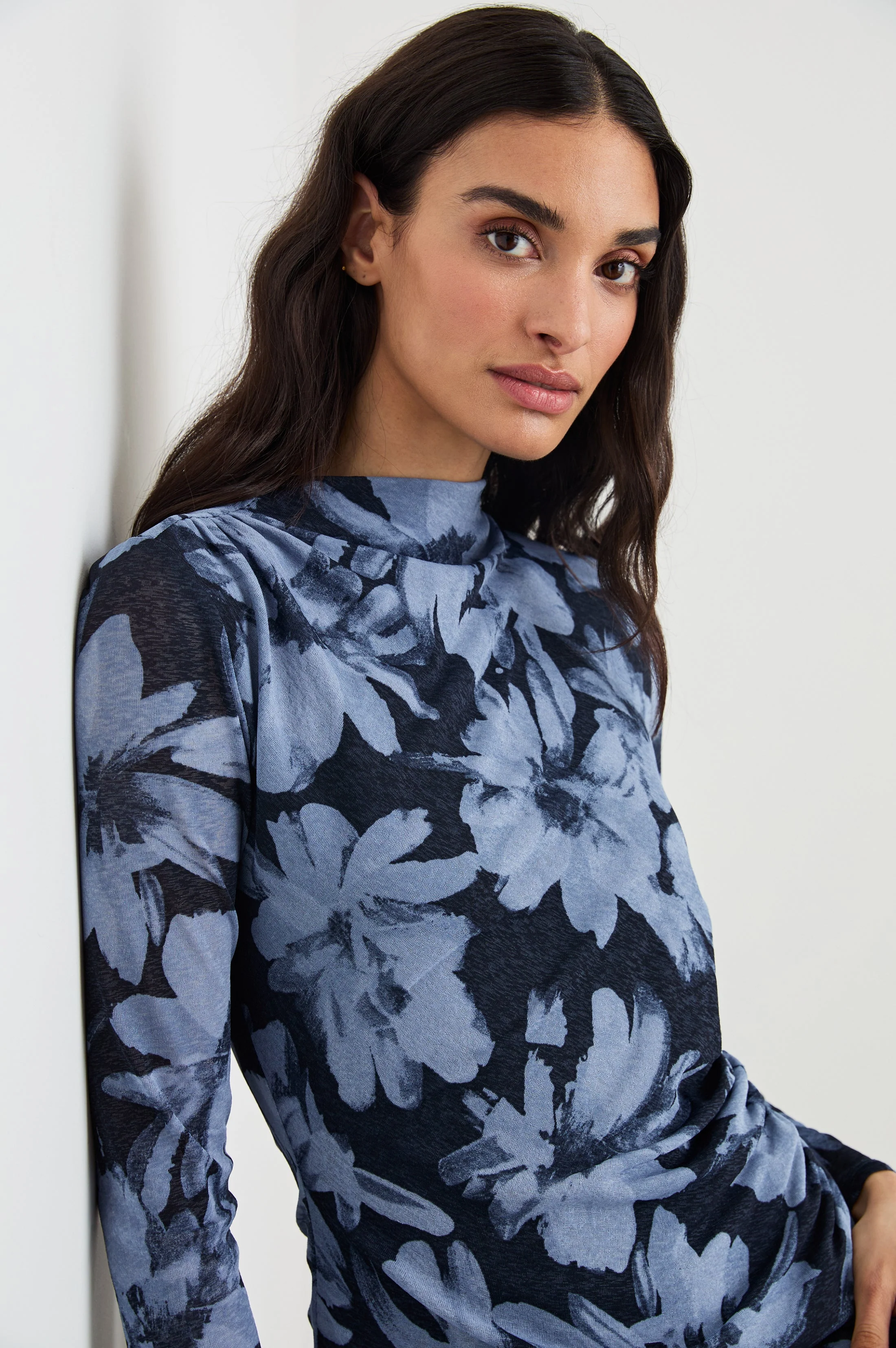 JOELLE TOP - MIDNIGHT LILY - Image 2