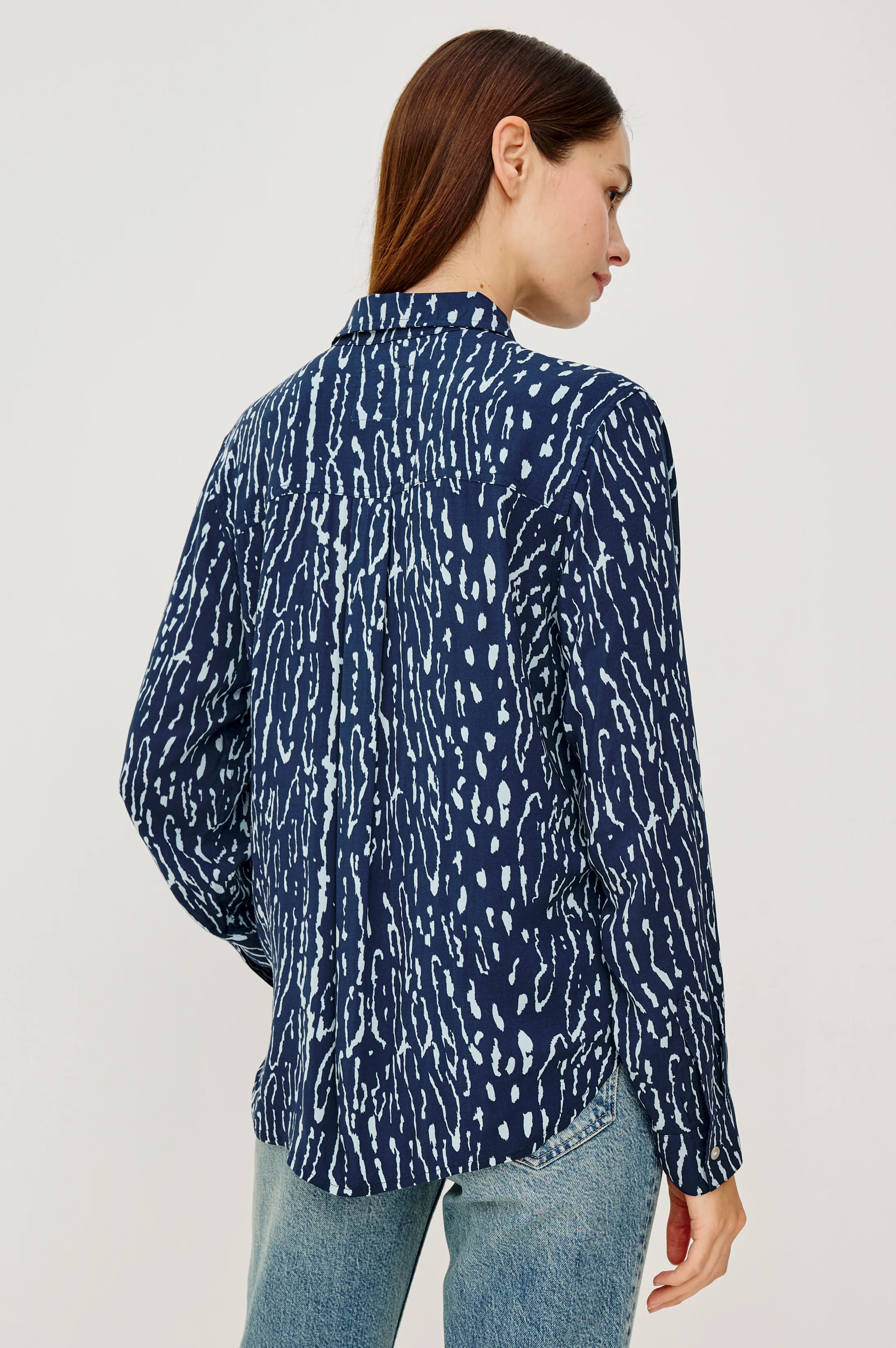 JOSEPHINE SHIRT - DARK NAVY LYNX - Image 5