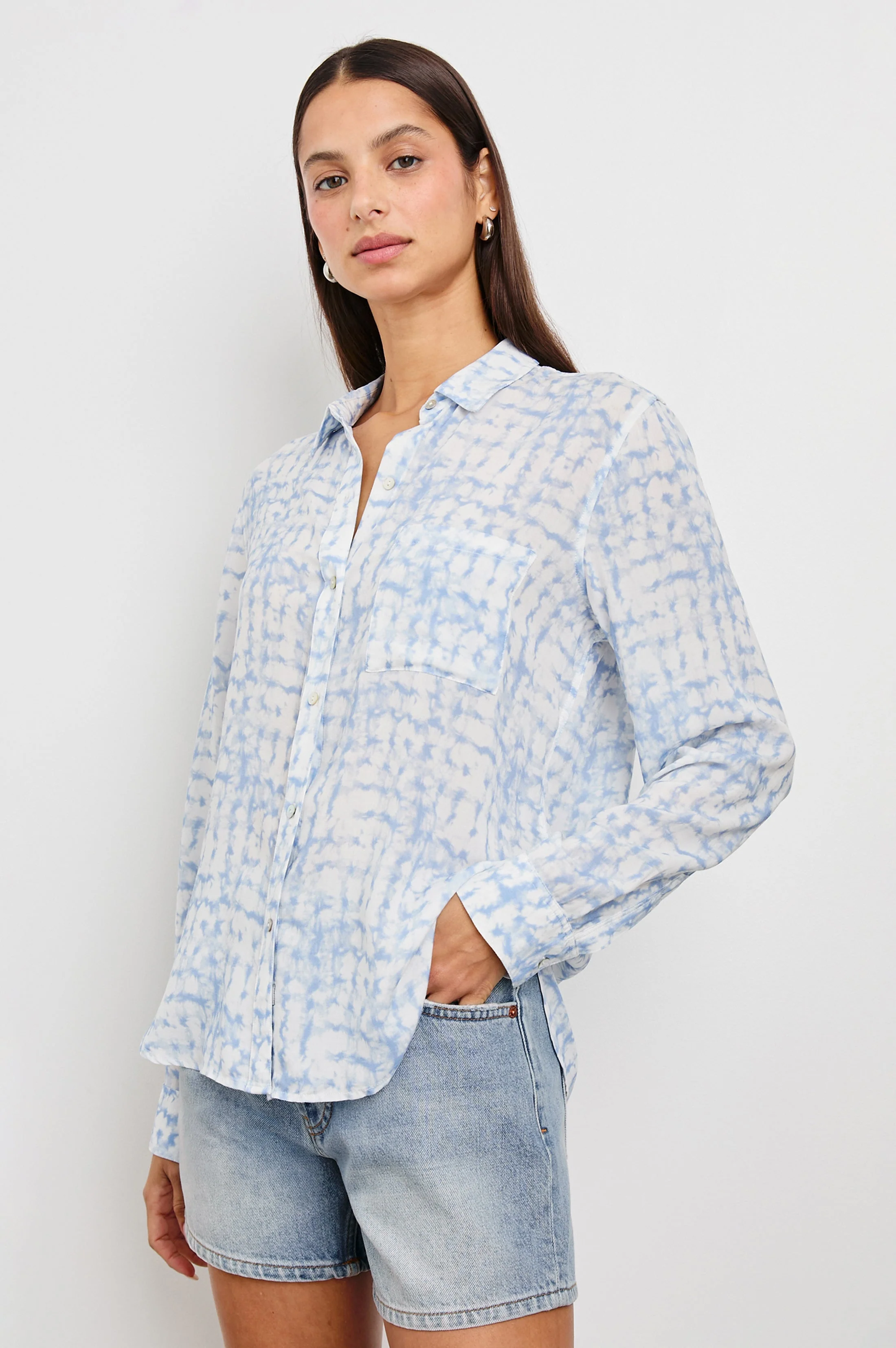 JOSEPHINE SHIRT - DIFFUSED PLAID