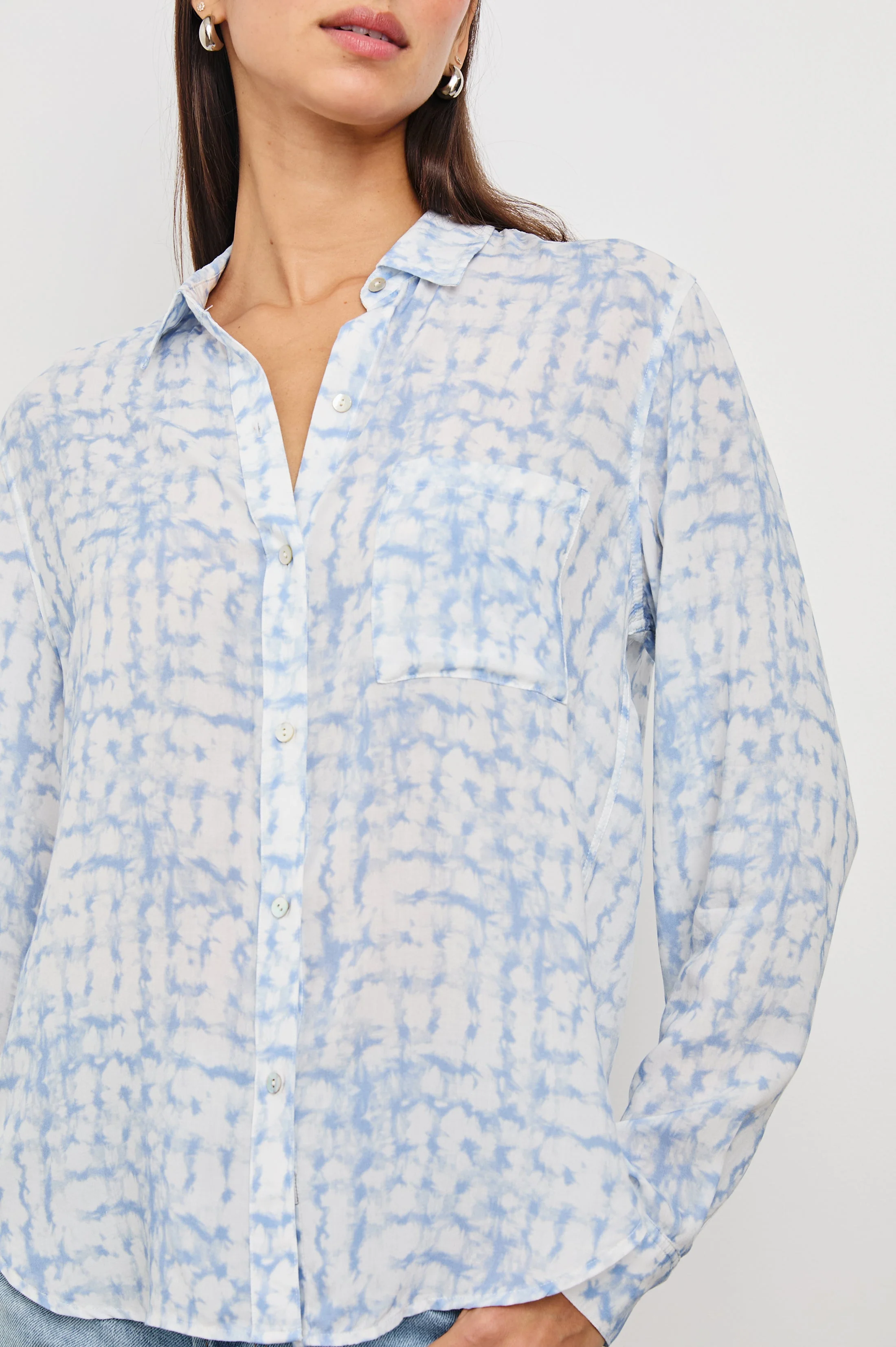 JOSEPHINE SHIRT - DIFFUSED PLAID - Image 2