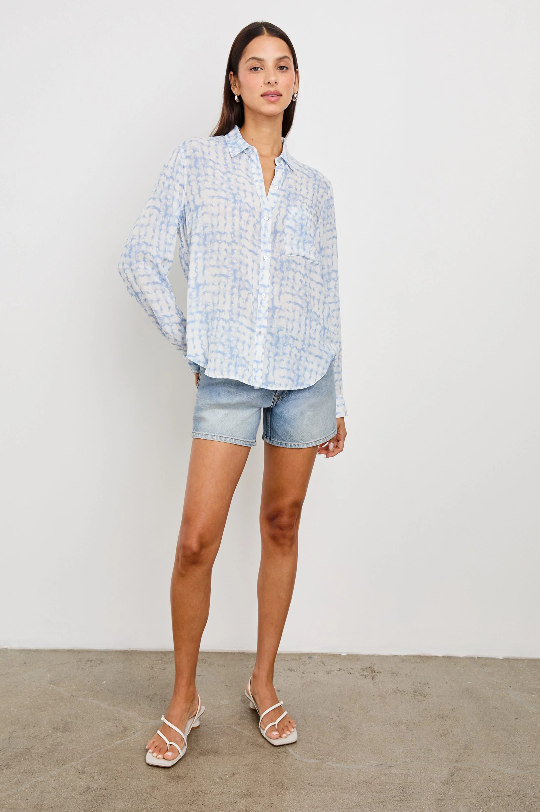 JOSEPHINE SHIRT - DIFFUSED PLAID - Image 3