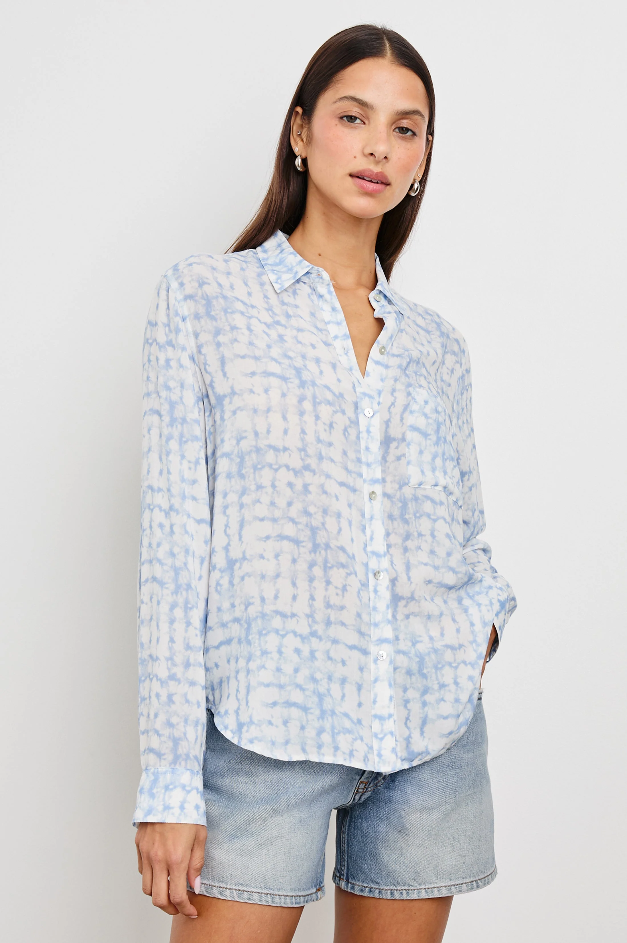 JOSEPHINE SHIRT - DIFFUSED PLAID - Image 4