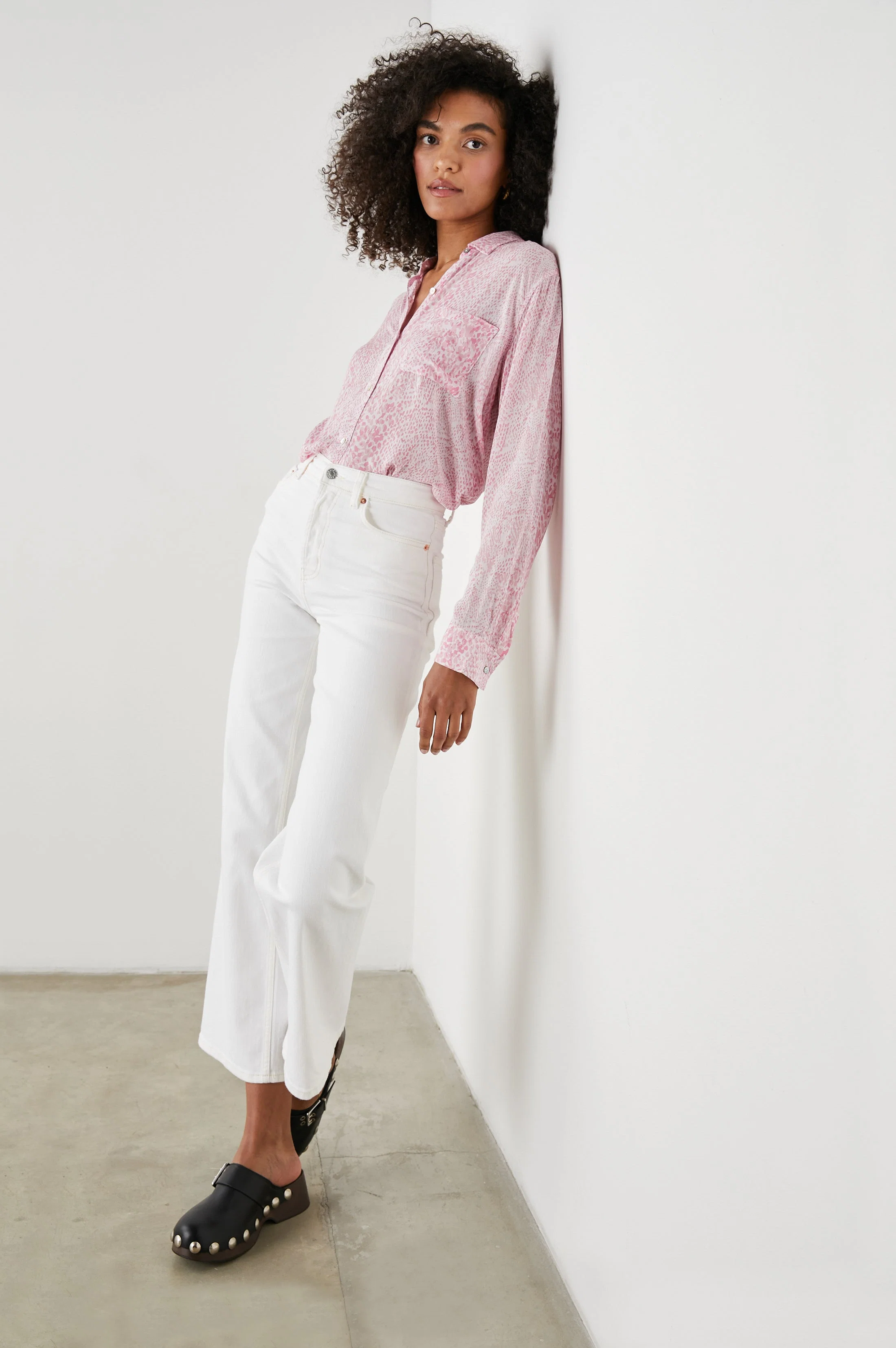 JOSEPHINE SHIRT - PINK BOA - Image 3