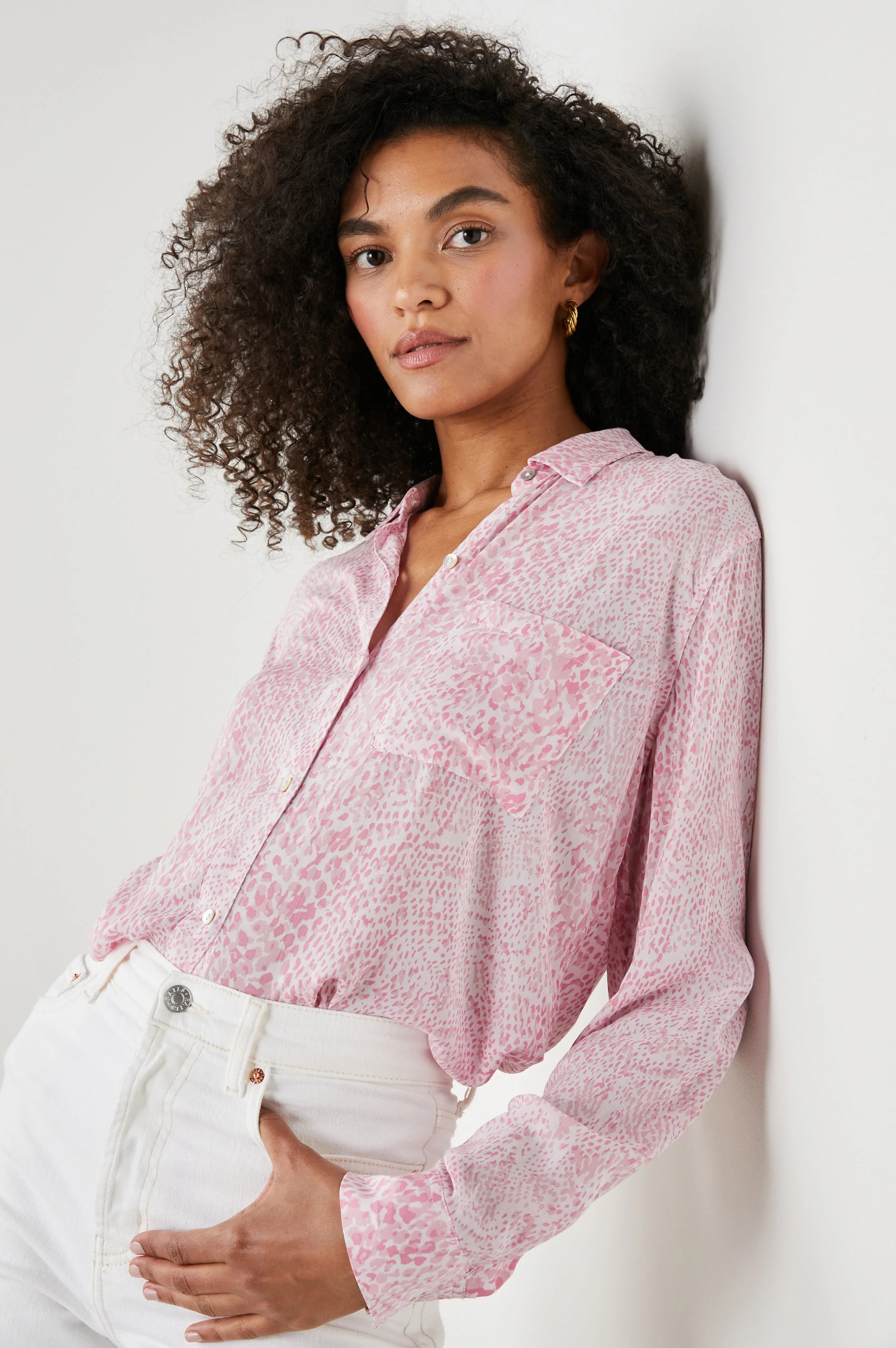 JOSEPHINE SHIRT - PINK BOA - Image 4