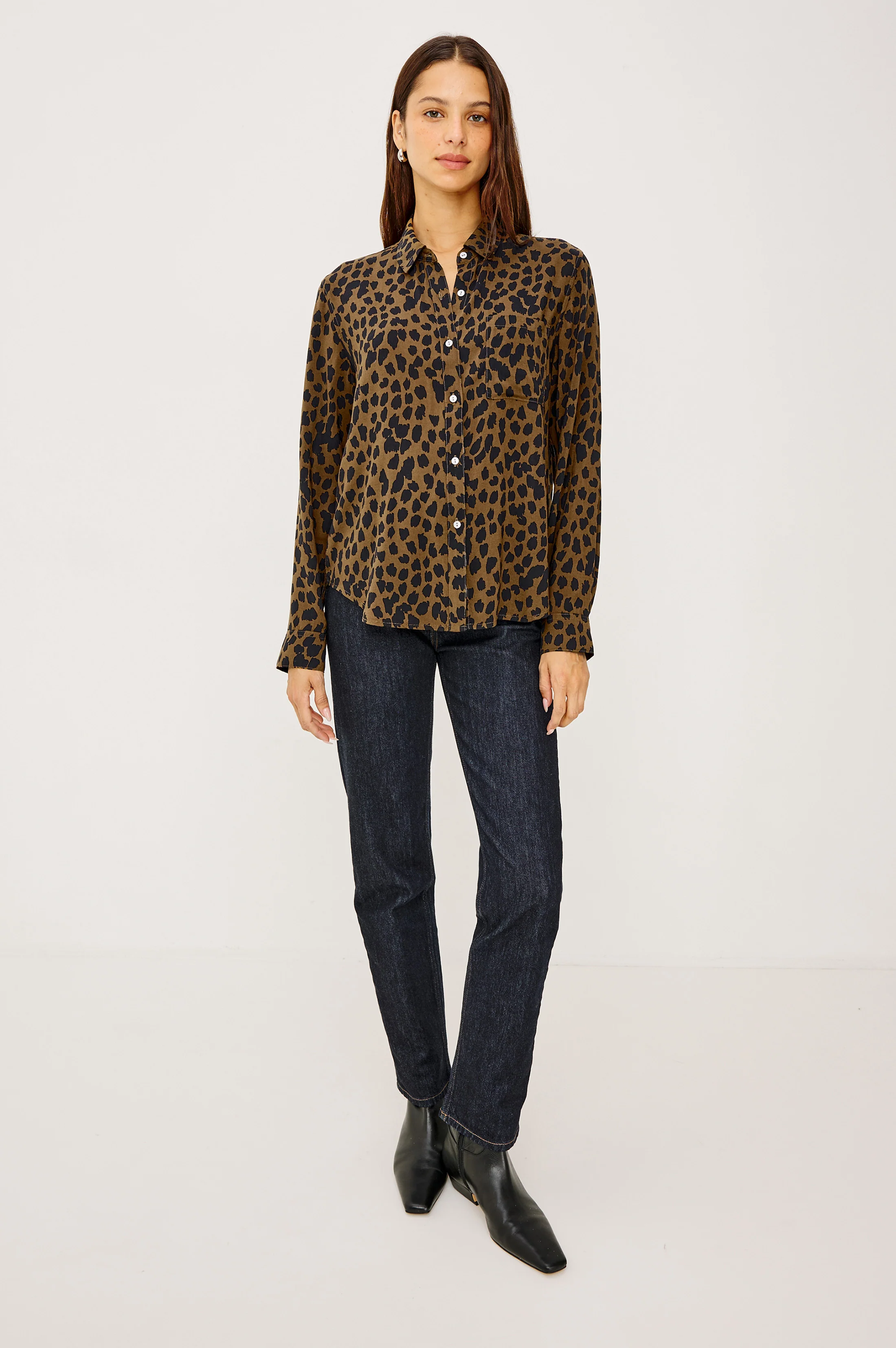 JOSEPHINE SHIRT - TEAK SPOTTED - Image 4
