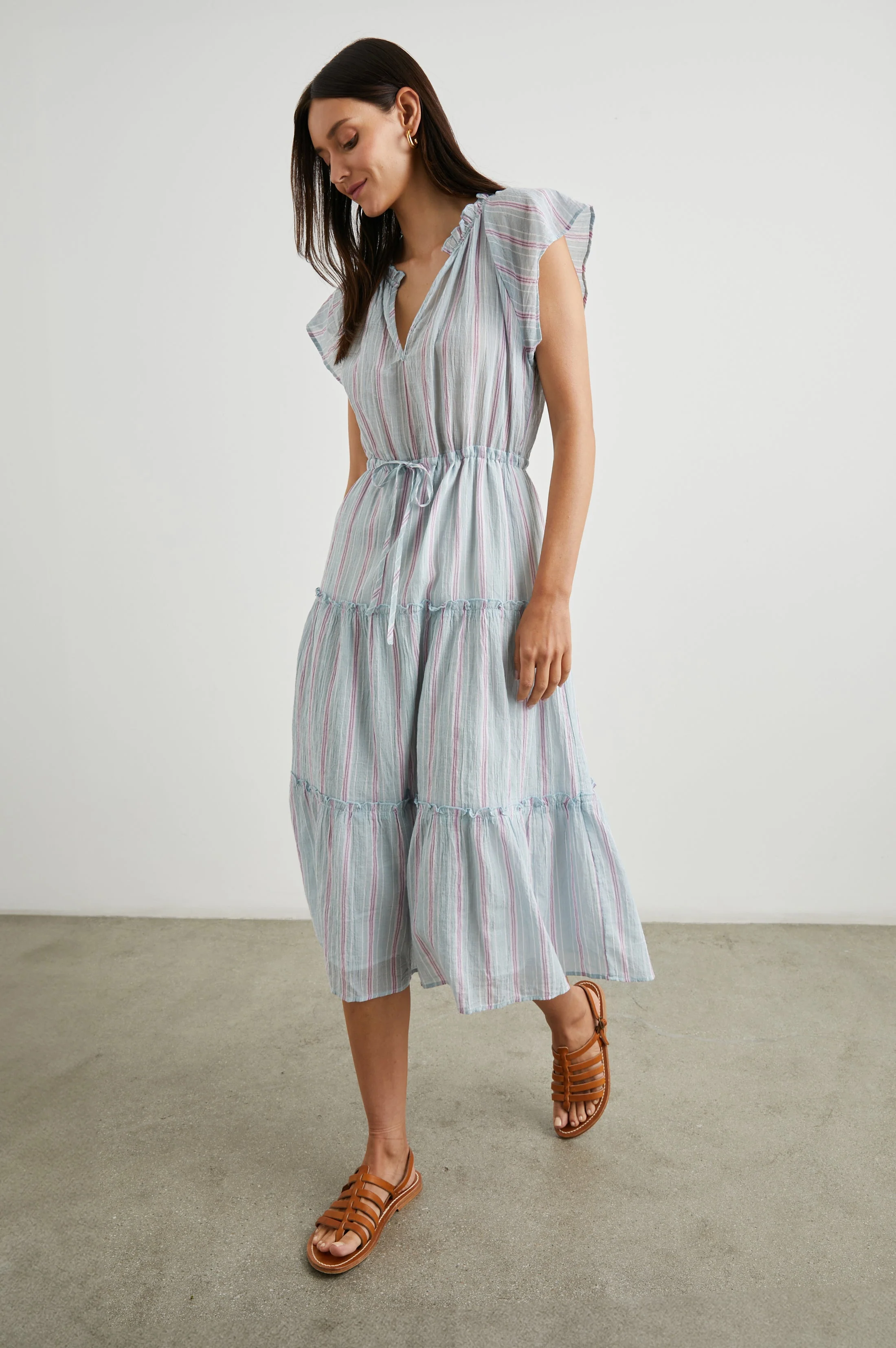 JUNI DRESS - PLACID STRIPE - Image 3
