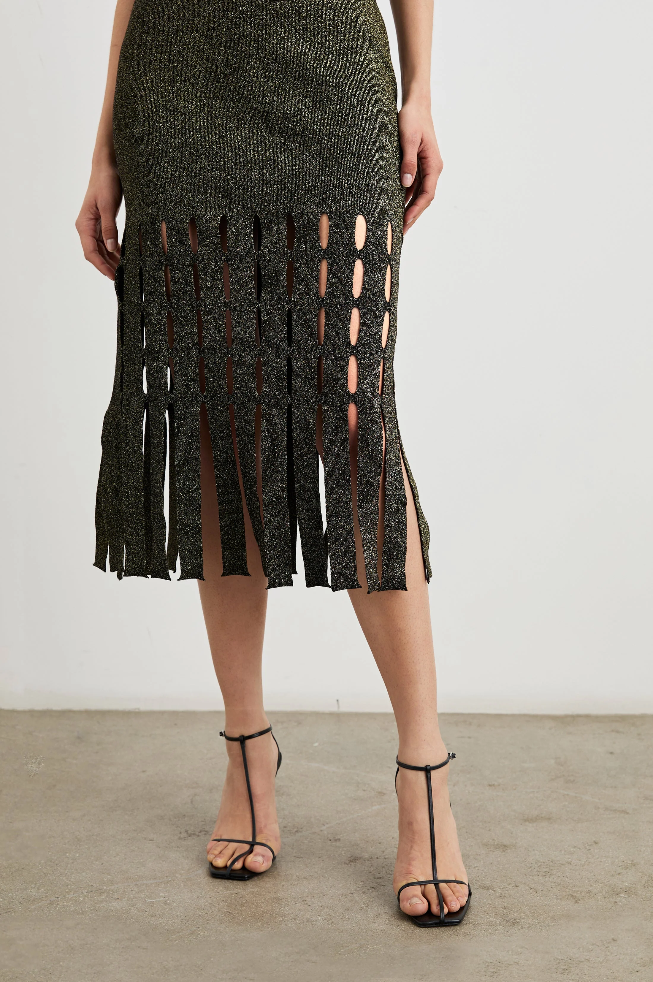 KAIA DRESS - GOLD LUREX - Image 4