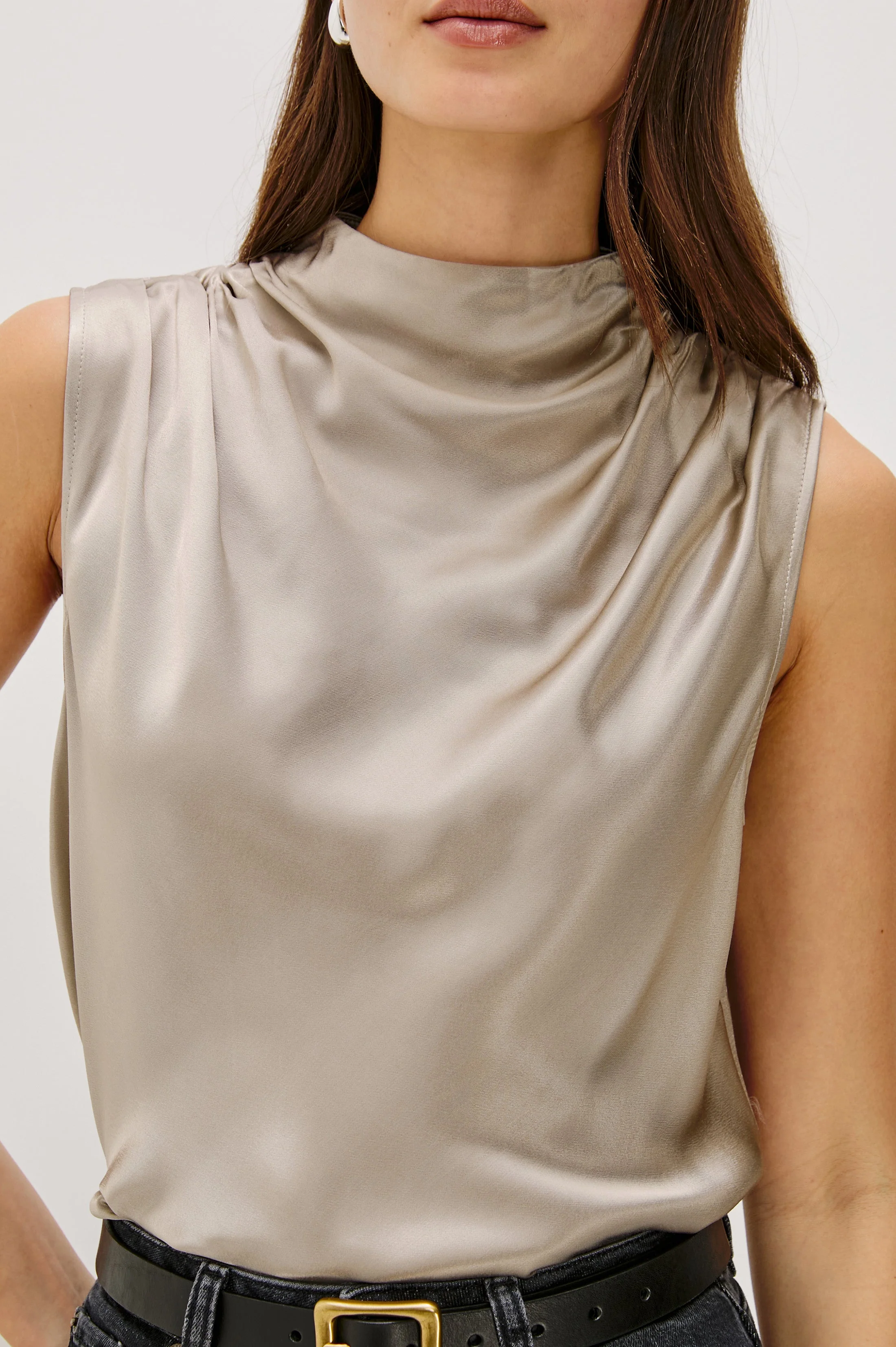 KALEEN TOP - MINK - Image 2