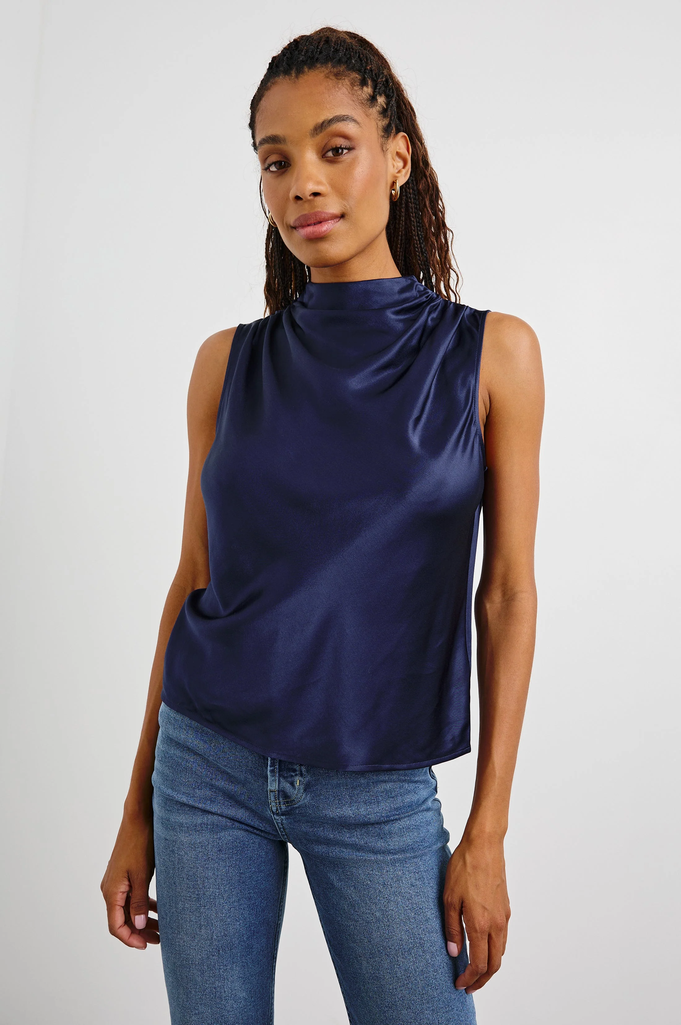 KALEEN TOP - NAVY - Image 3