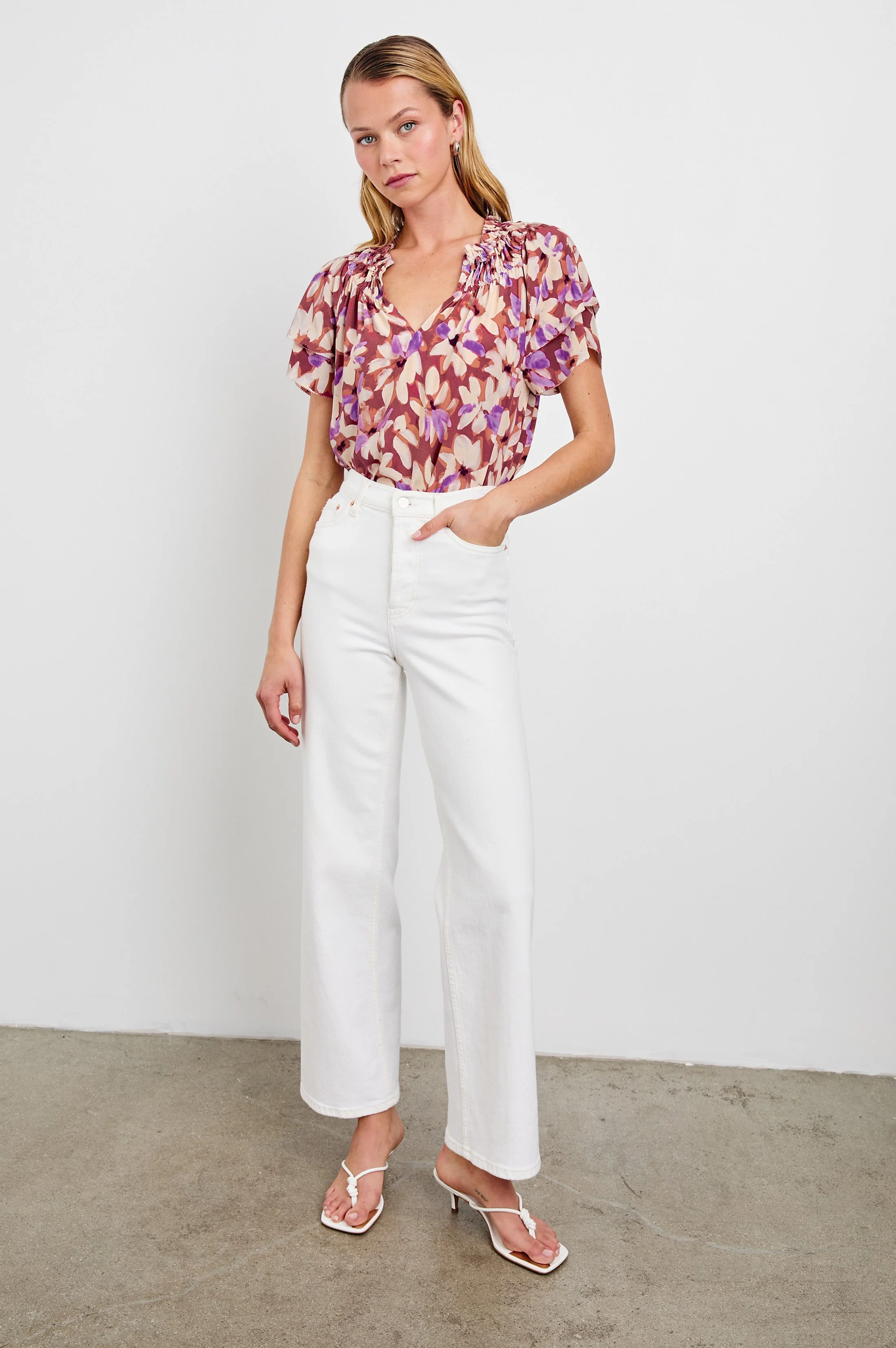 KAMILA TOP - AMARANTH - Image 2