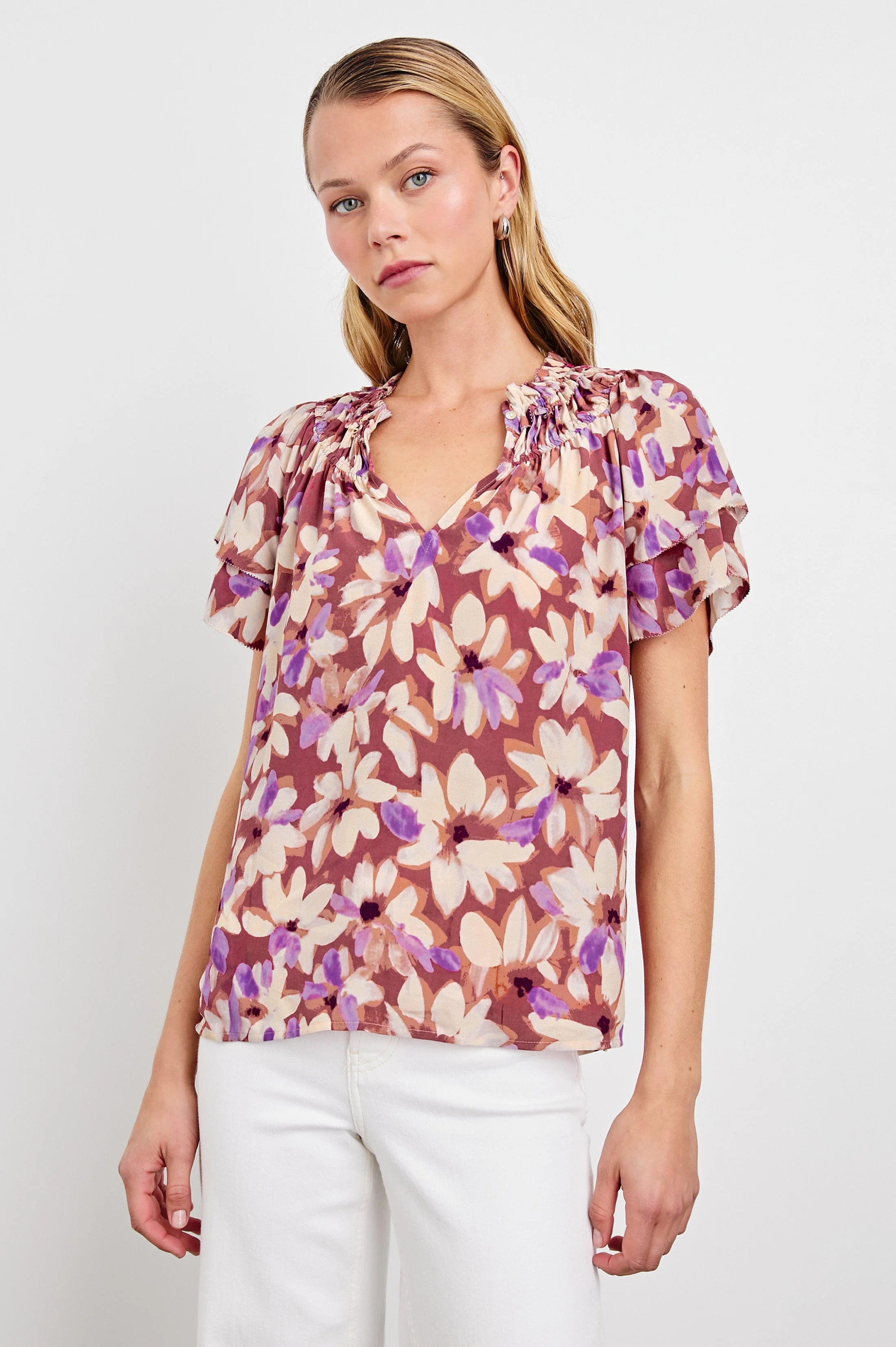 KAMILA TOP - AMARANTH - Image 4