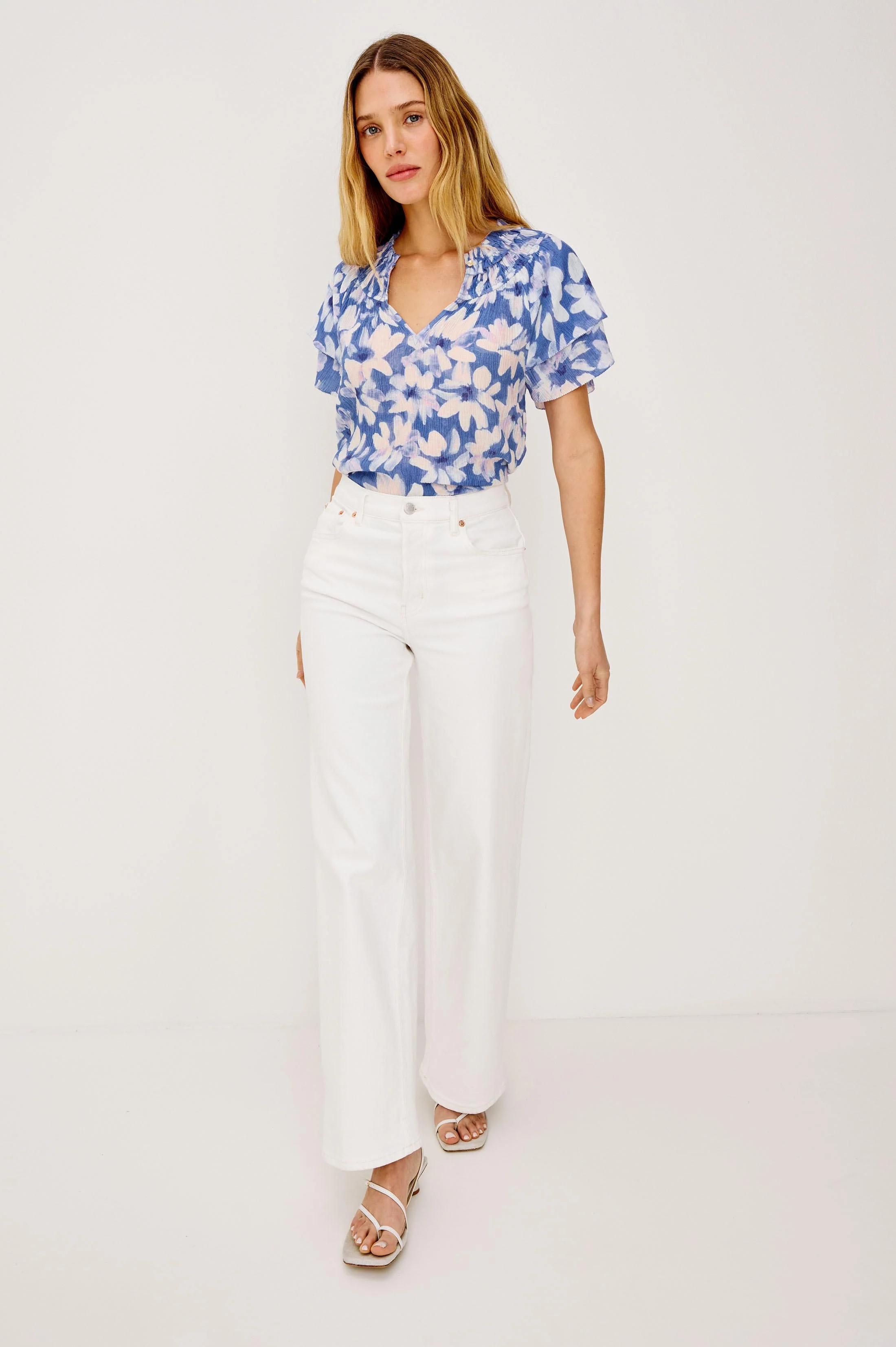 KAMILA TOP - BLUE AMARANTH - Image 3