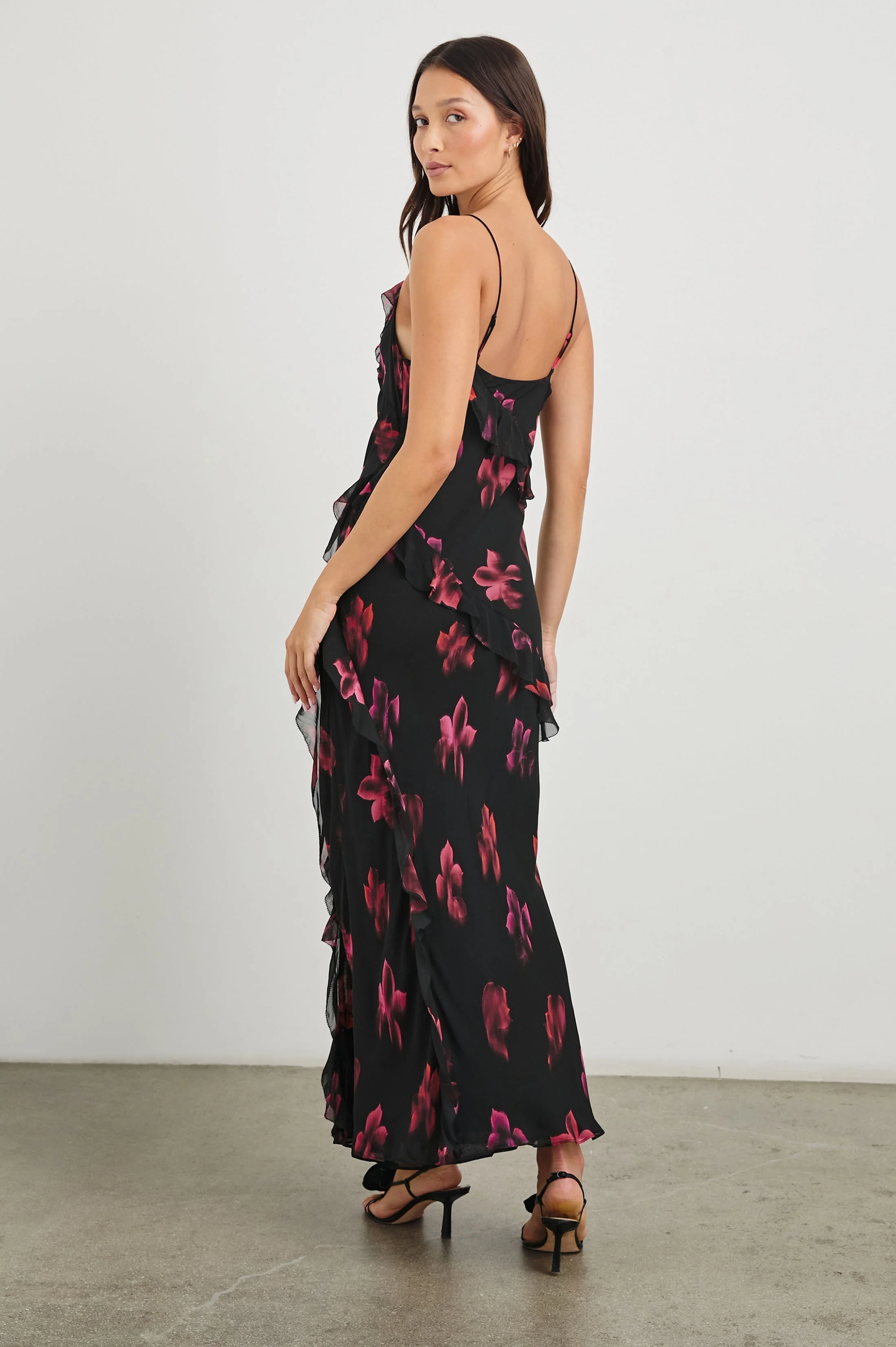 KARISELLE DRESS - DARK AZALEA - Image 5