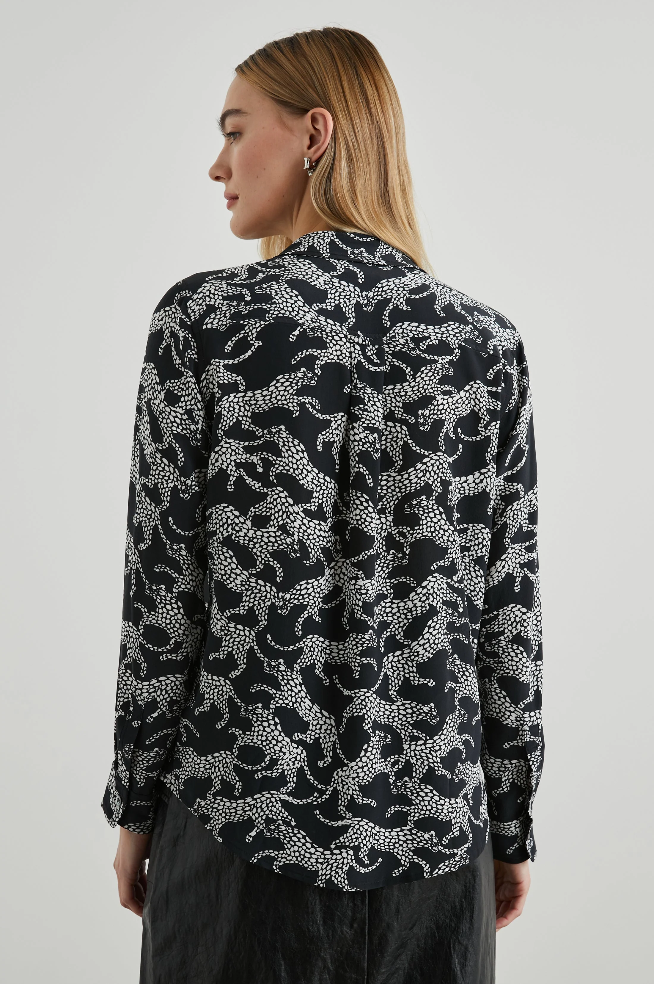 KATE SHIRT - BLACK LYNX - Image 5