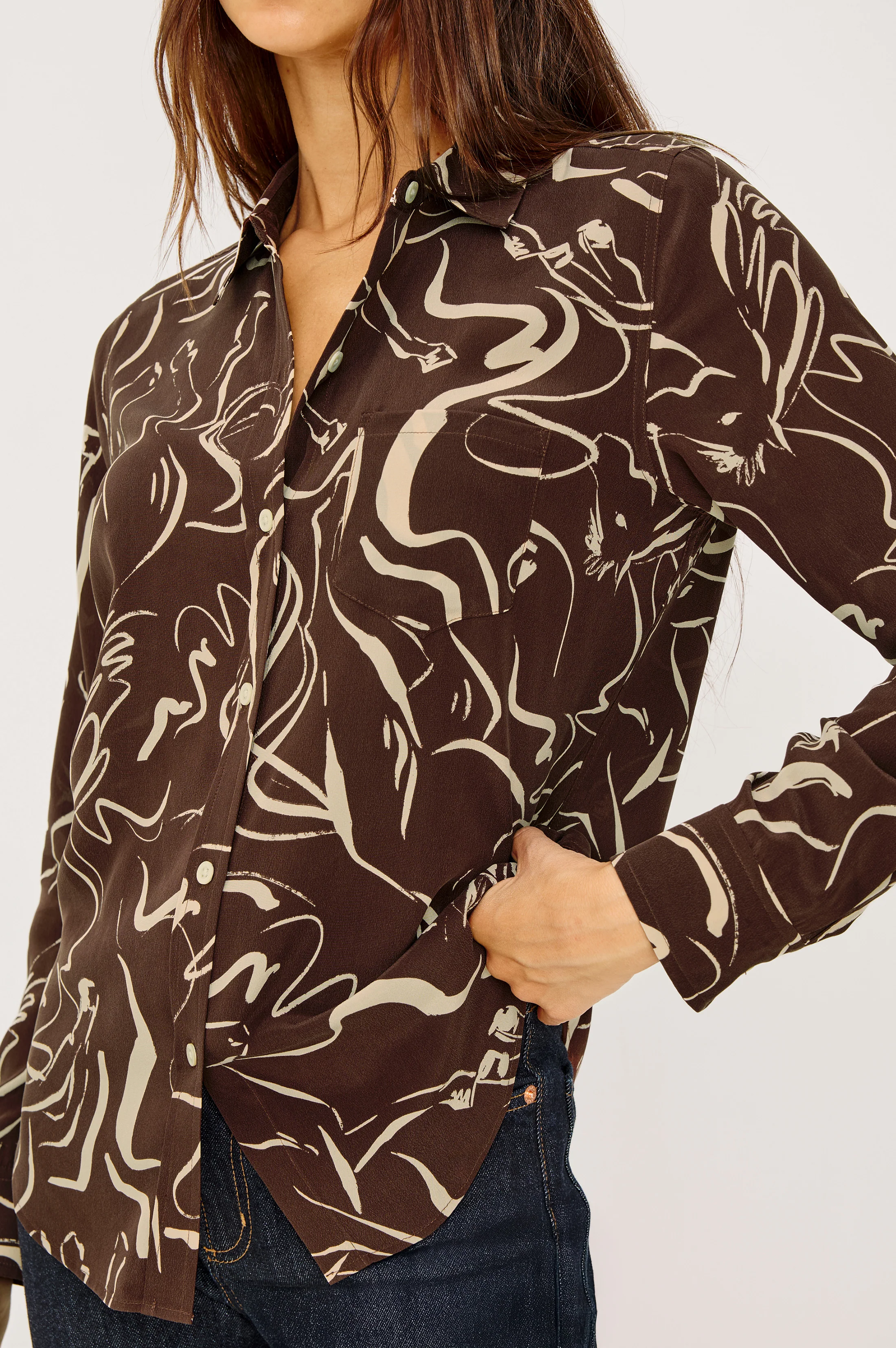 KATE SHIRT - BROWN COLT - Image 2