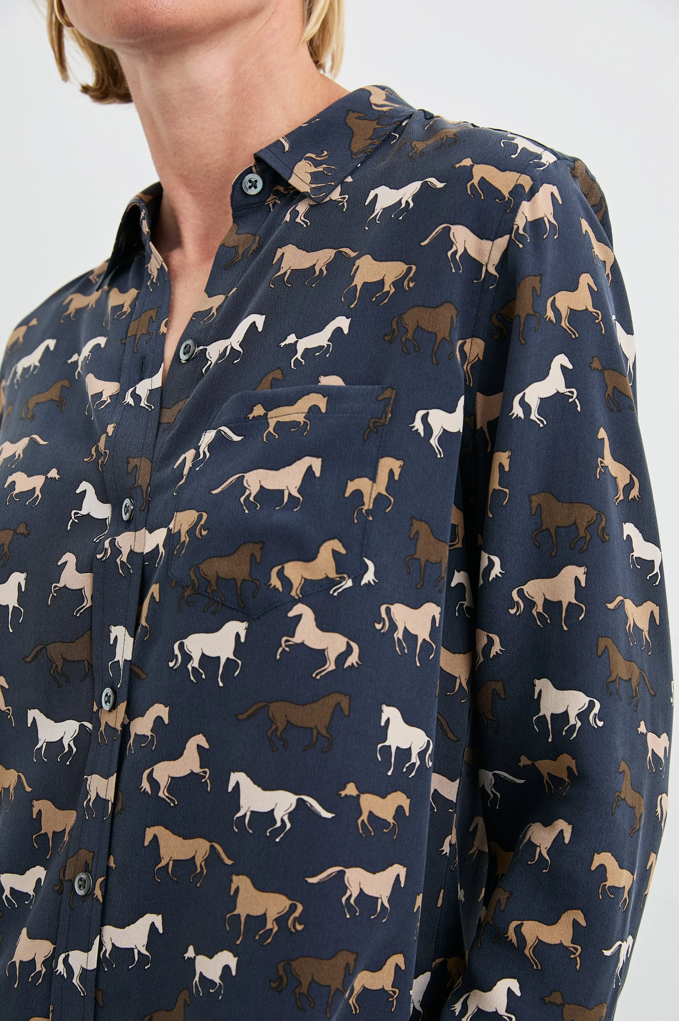 KATE SHIRT - HORSES