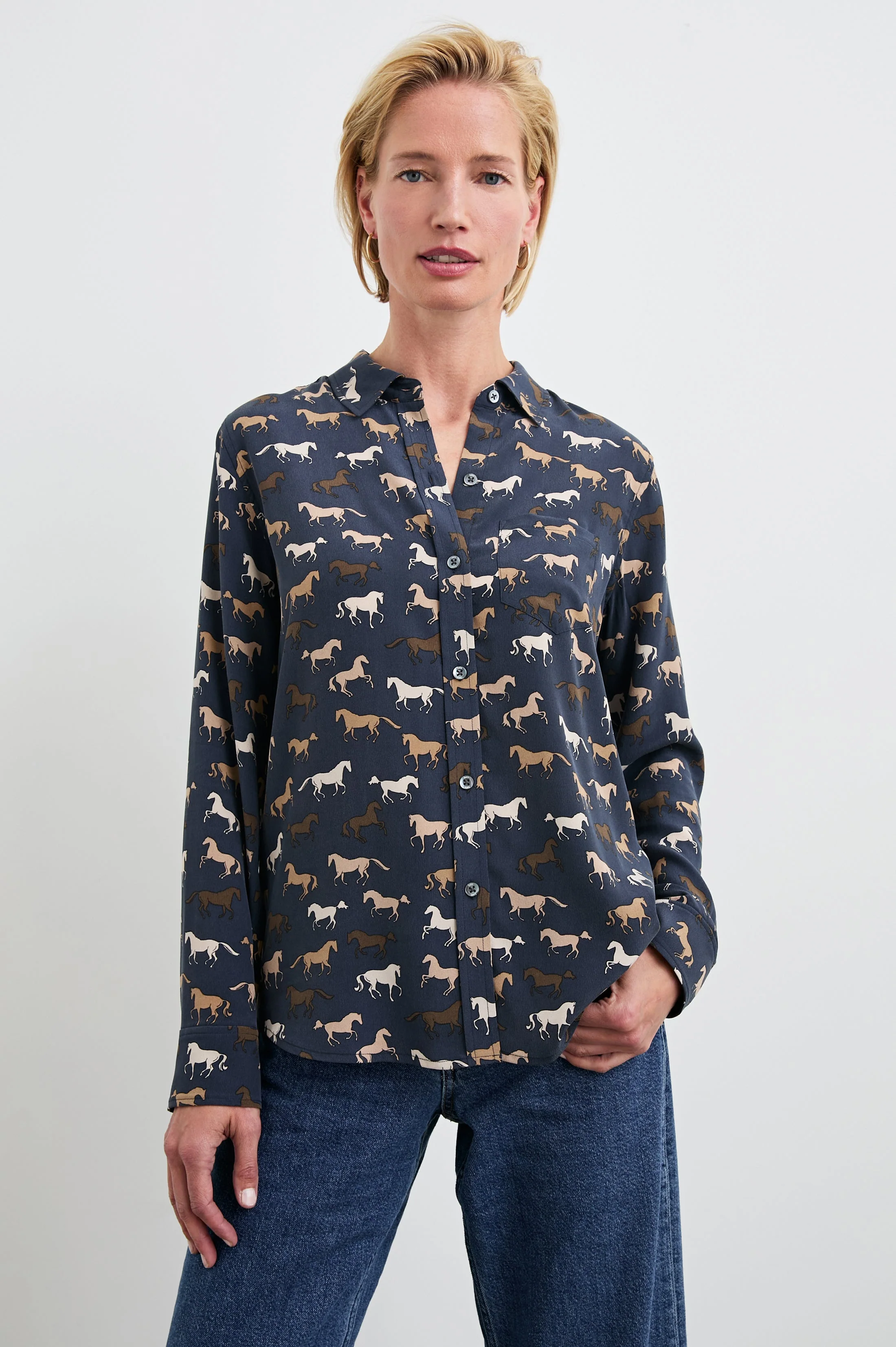 KATE SHIRT - HORSES - Image 2