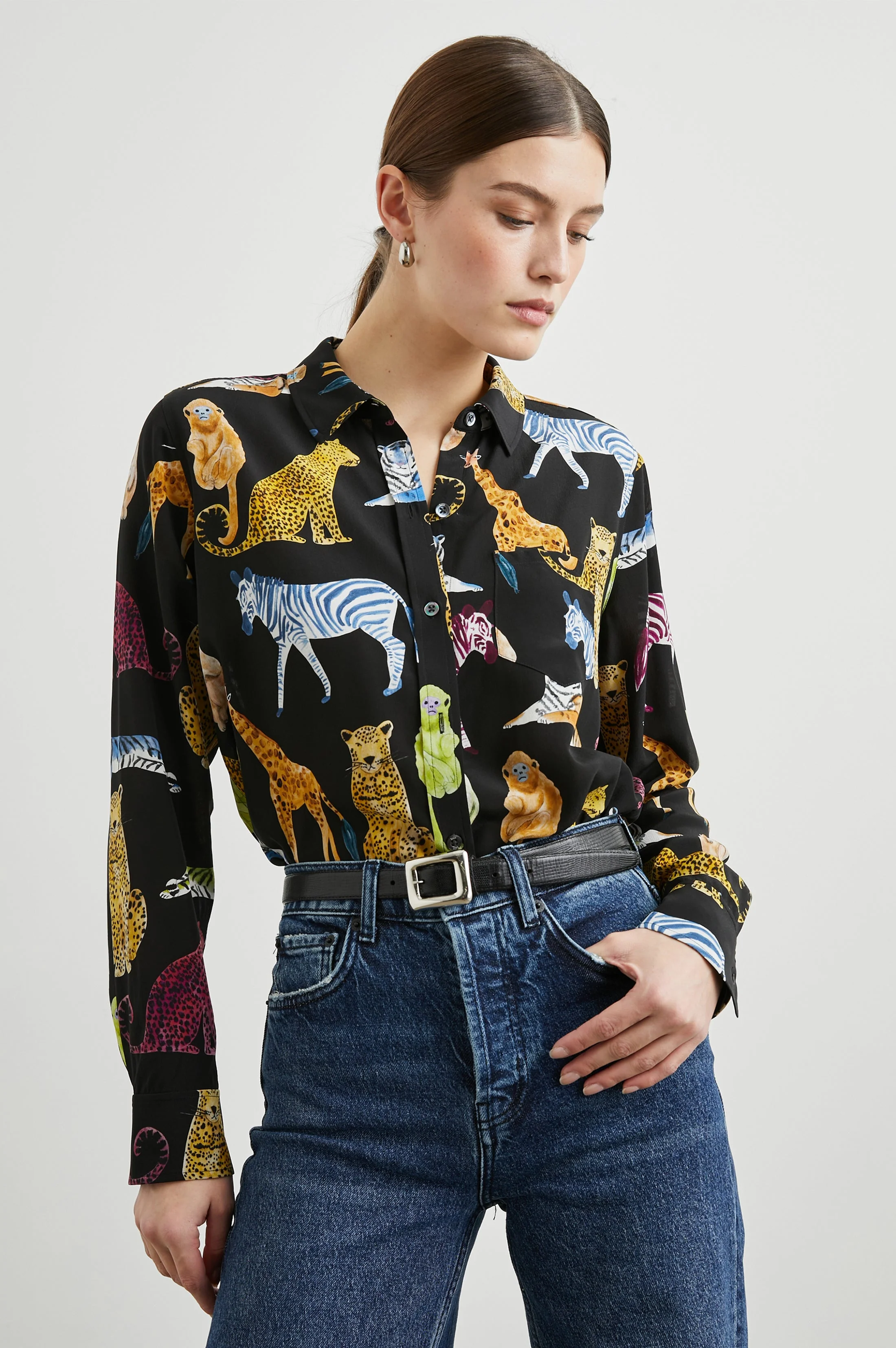 KATE SHIRT - ILLUSTRATED ANIMALS - Image 4