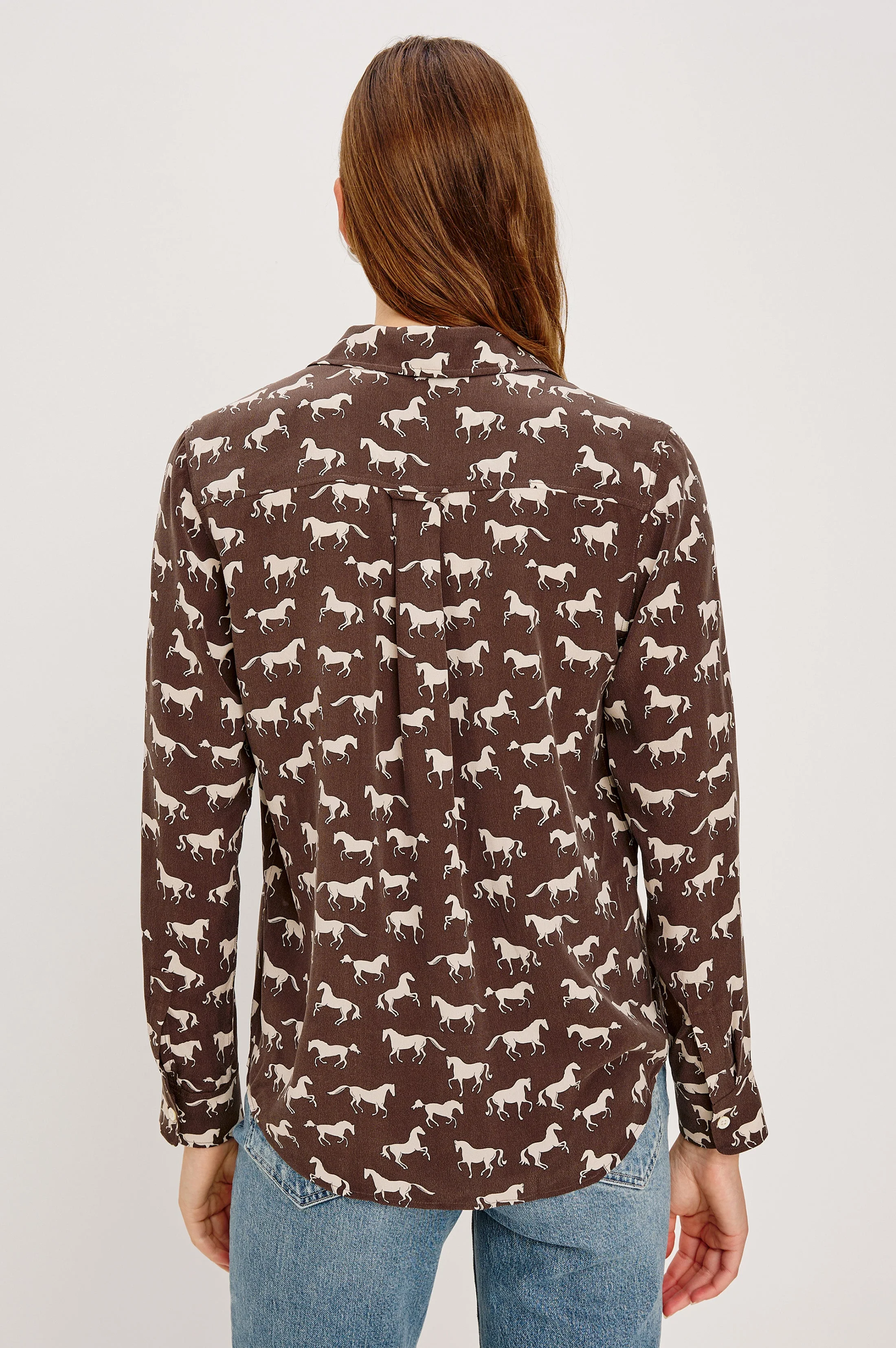 KATE SHIRT - IVORY HORSES - Image 5