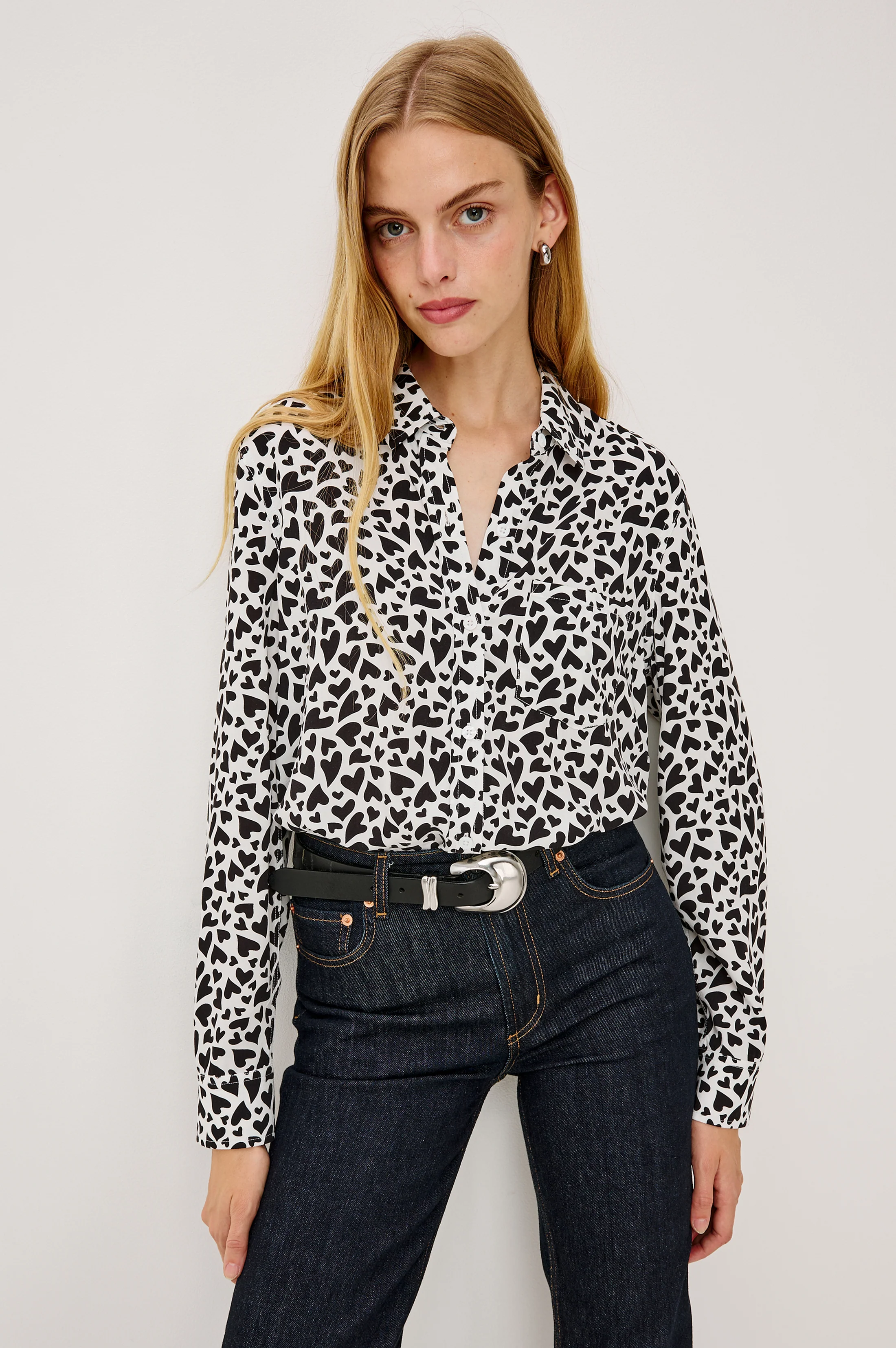 KATHRYN SHIRT - IVORY AMORE
