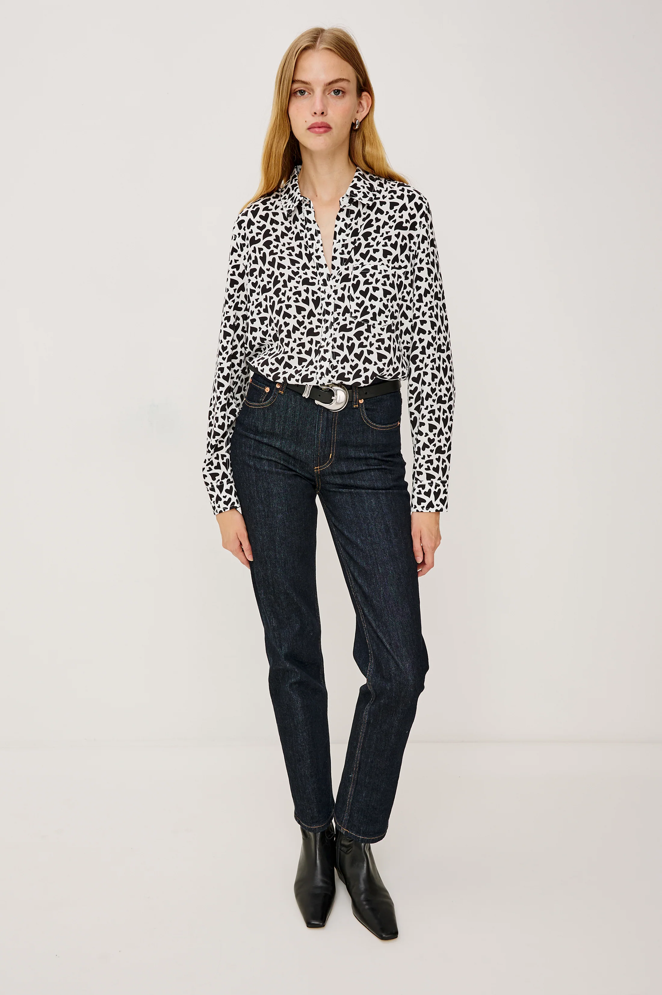 KATHRYN SHIRT - IVORY AMORE - Image 4