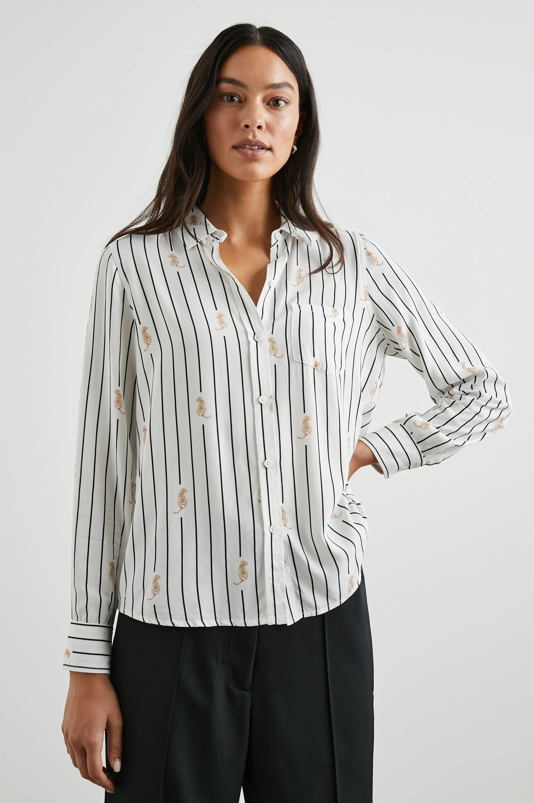 KATHRYN SHIRT - STRIPED TIGERS - Image 2