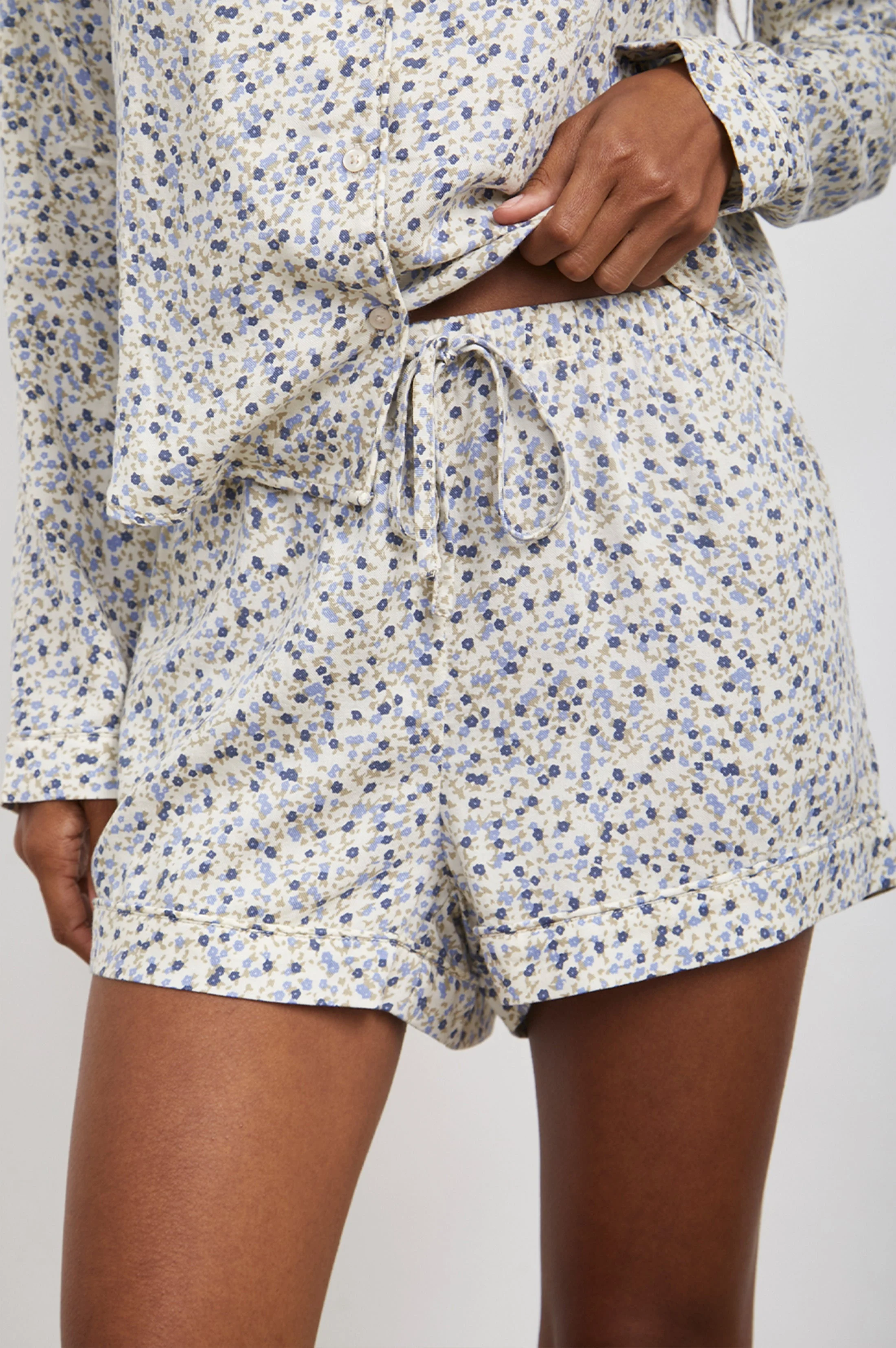 KELLEN PAJAMA SET - BLUE AZELEA - Image 2