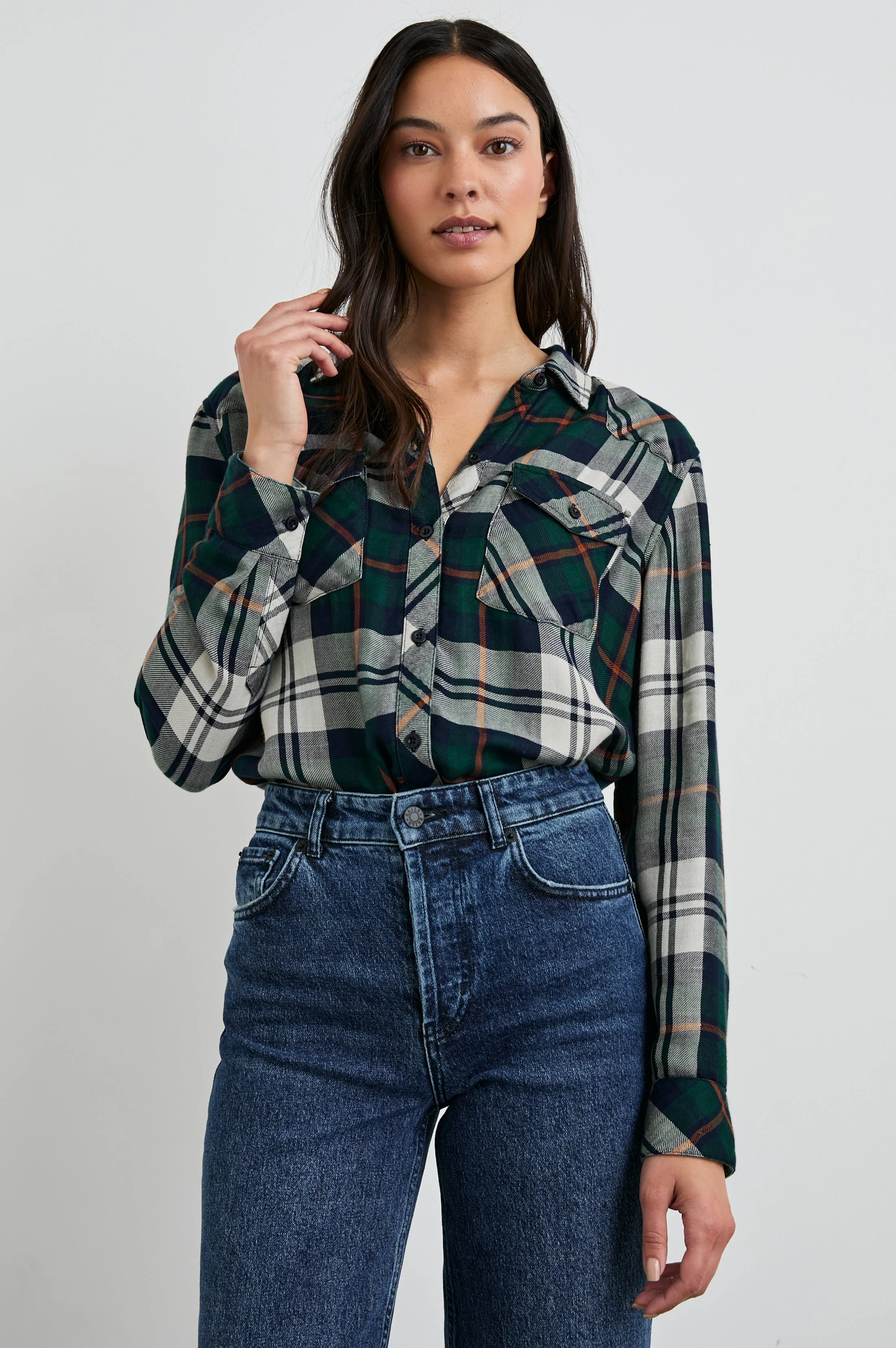 KENDRA SHIRT - FOREST NAVY STONE - Image 4