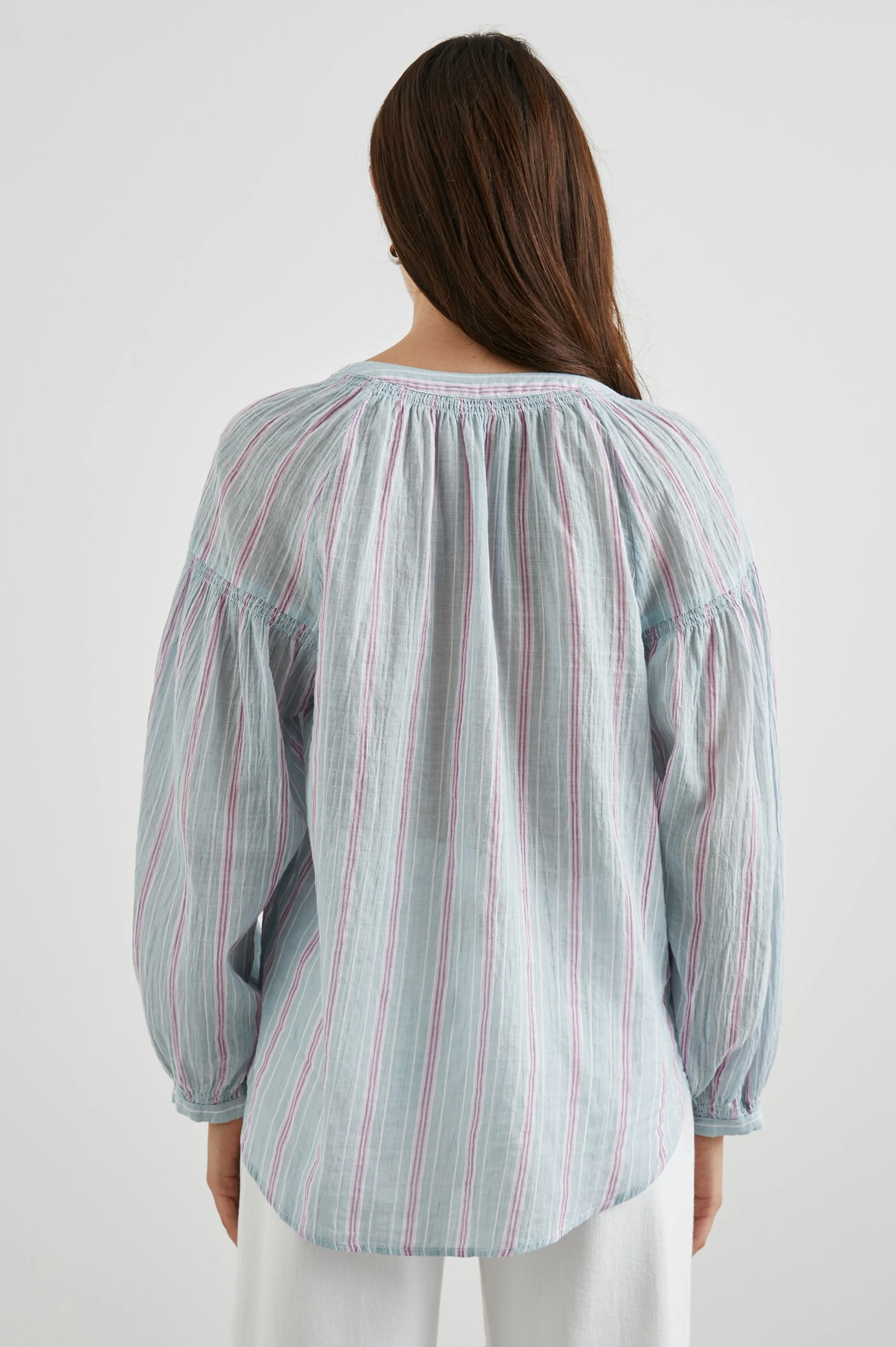 KENLIE SHIRT - PLACID STRIPE - Image 5