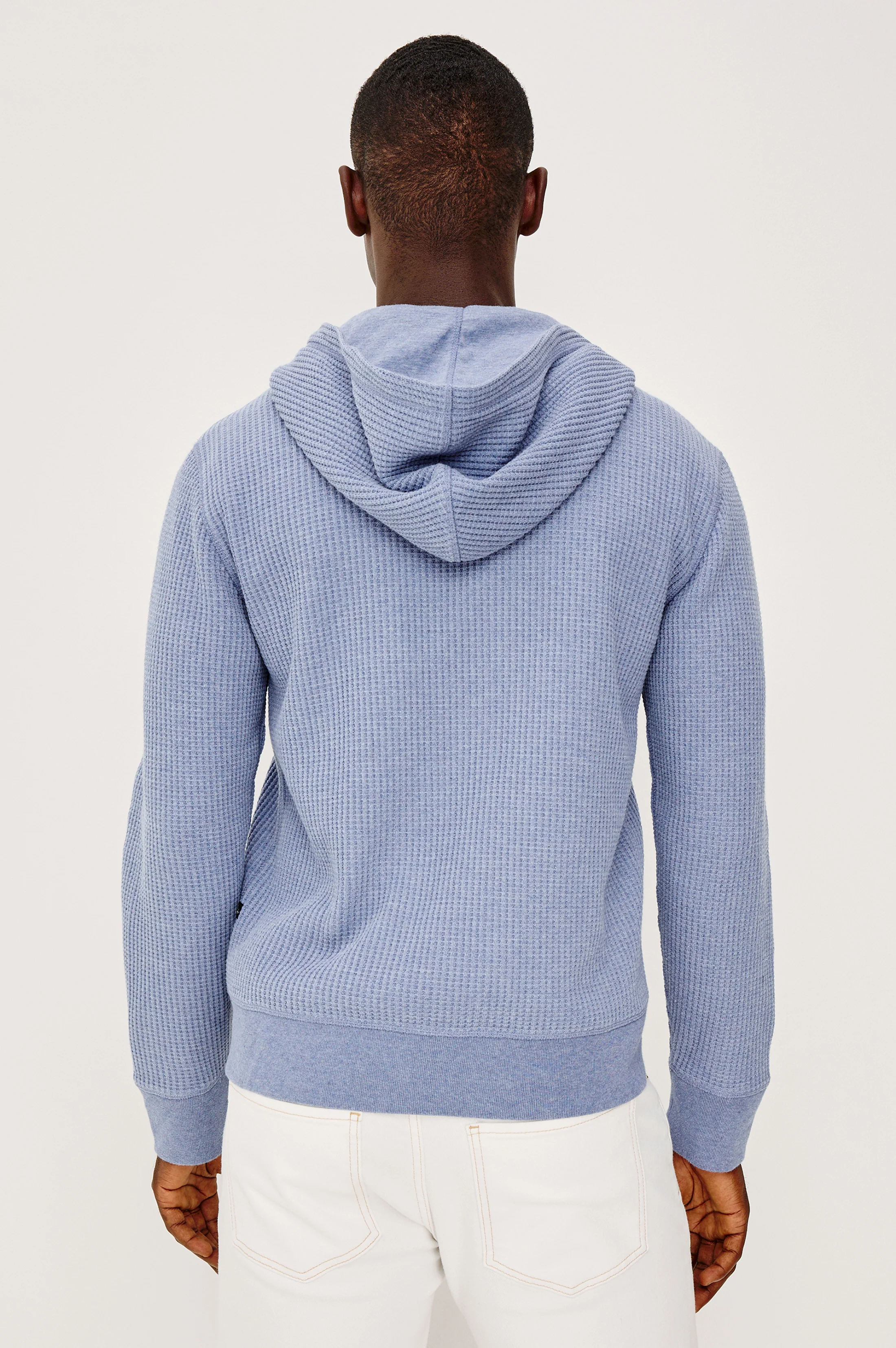KENTON HOODIE  - BLUE HEATHER - Image 5