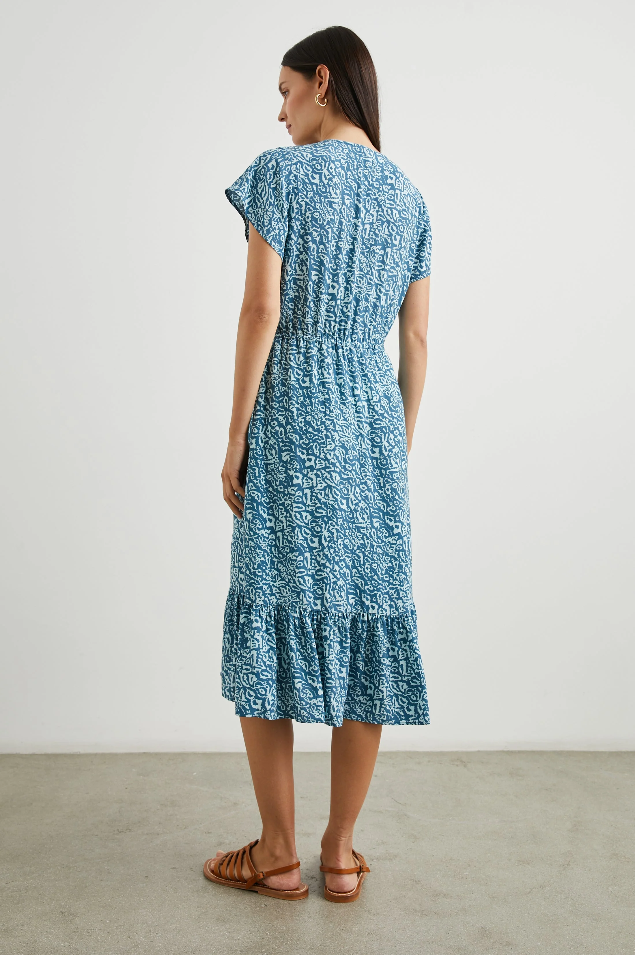 KIKI DRESS - BLUE HAVANA - Image 4