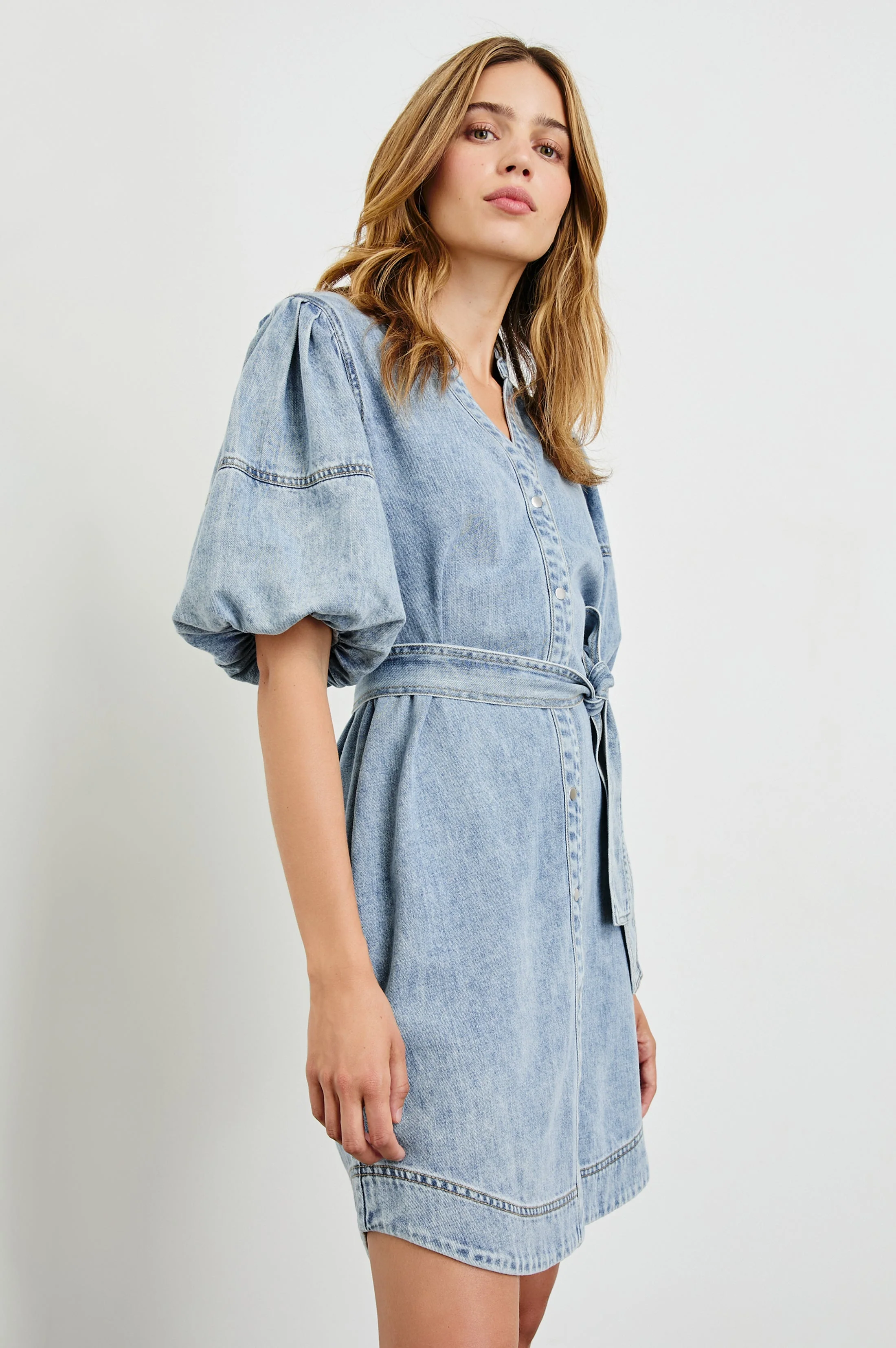 KINGSLEY DRESS - FADED INDIGO - Image 4