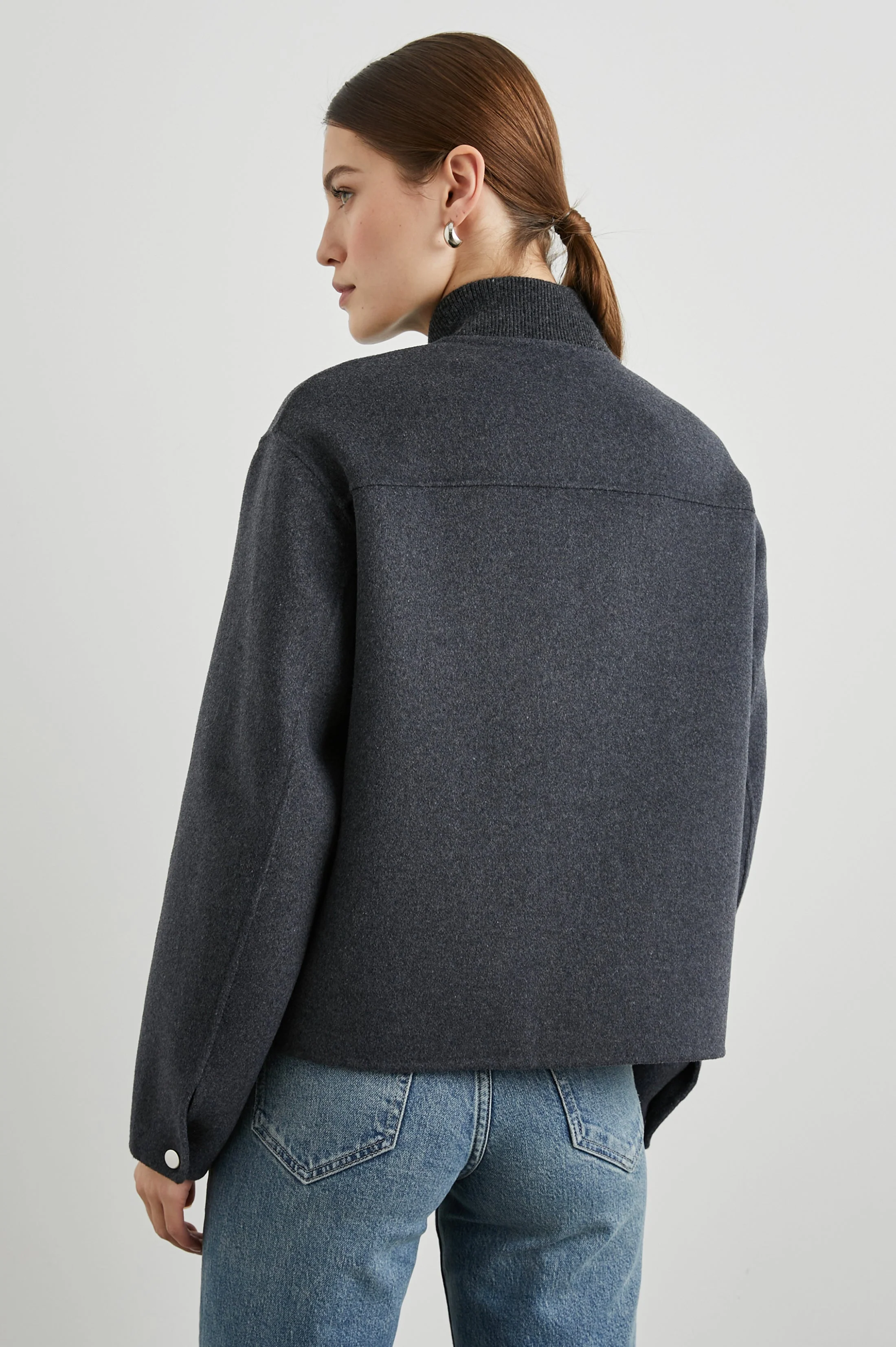 KINSLEY JACKET- CHARCOAL - Image 5