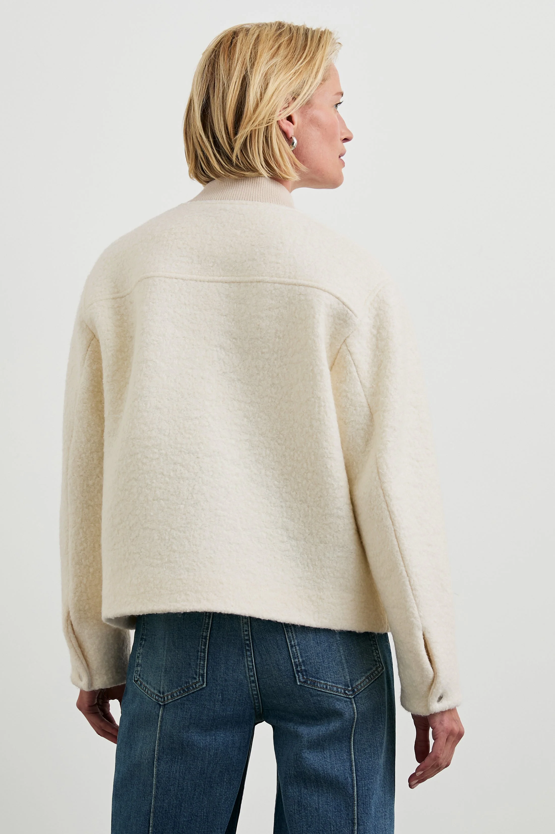 KINSLEY JACKET - IVORY - Image 4