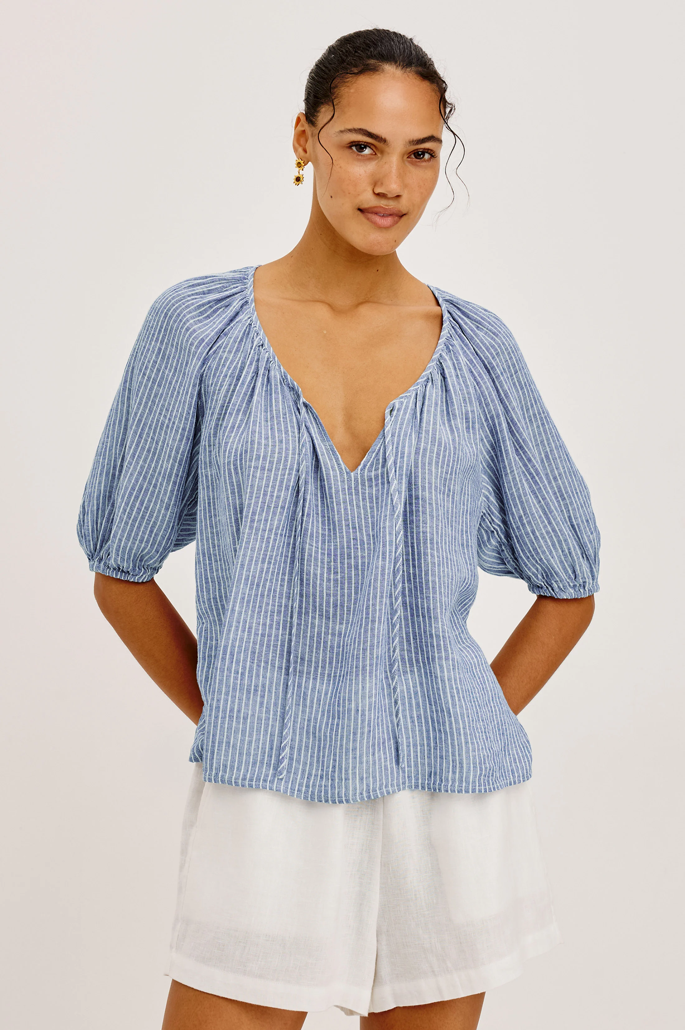 KIRSTIE TOP - BARLETTA STRIPE