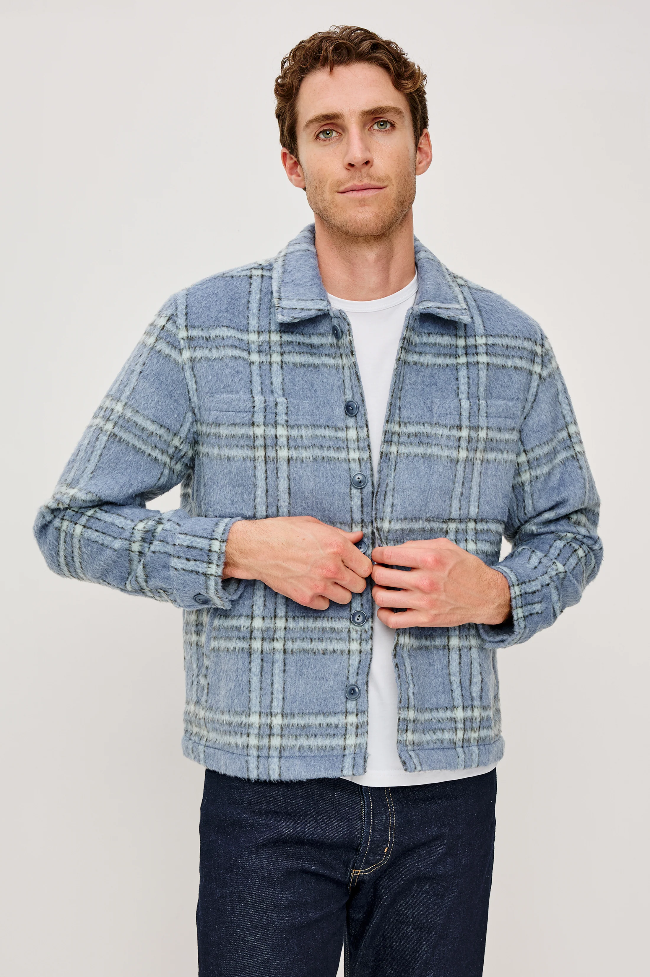 LACHLAN SHIRT - BLUE LOTUS