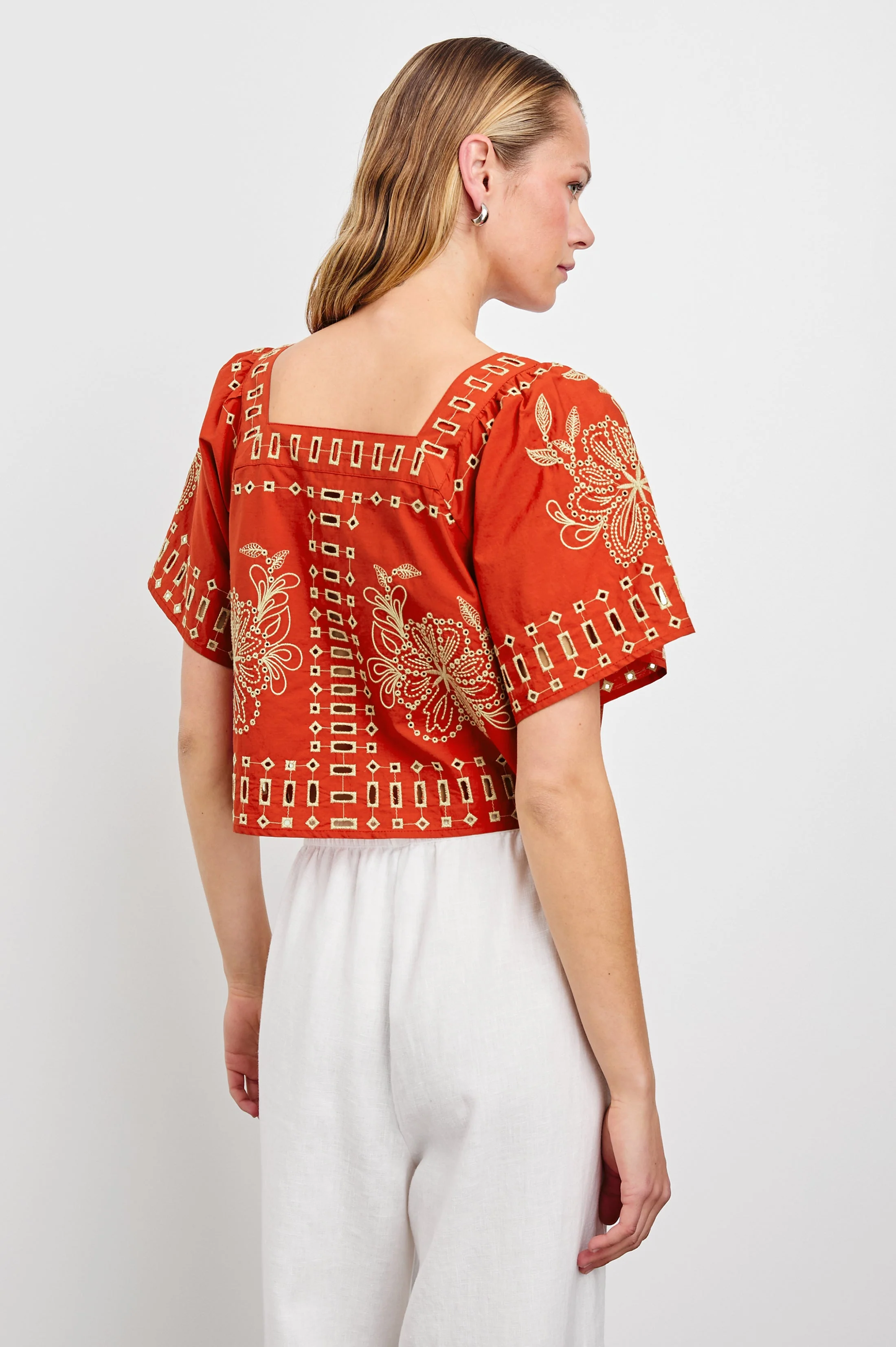 LAINE TOP - TERRACOTTA - Image 5