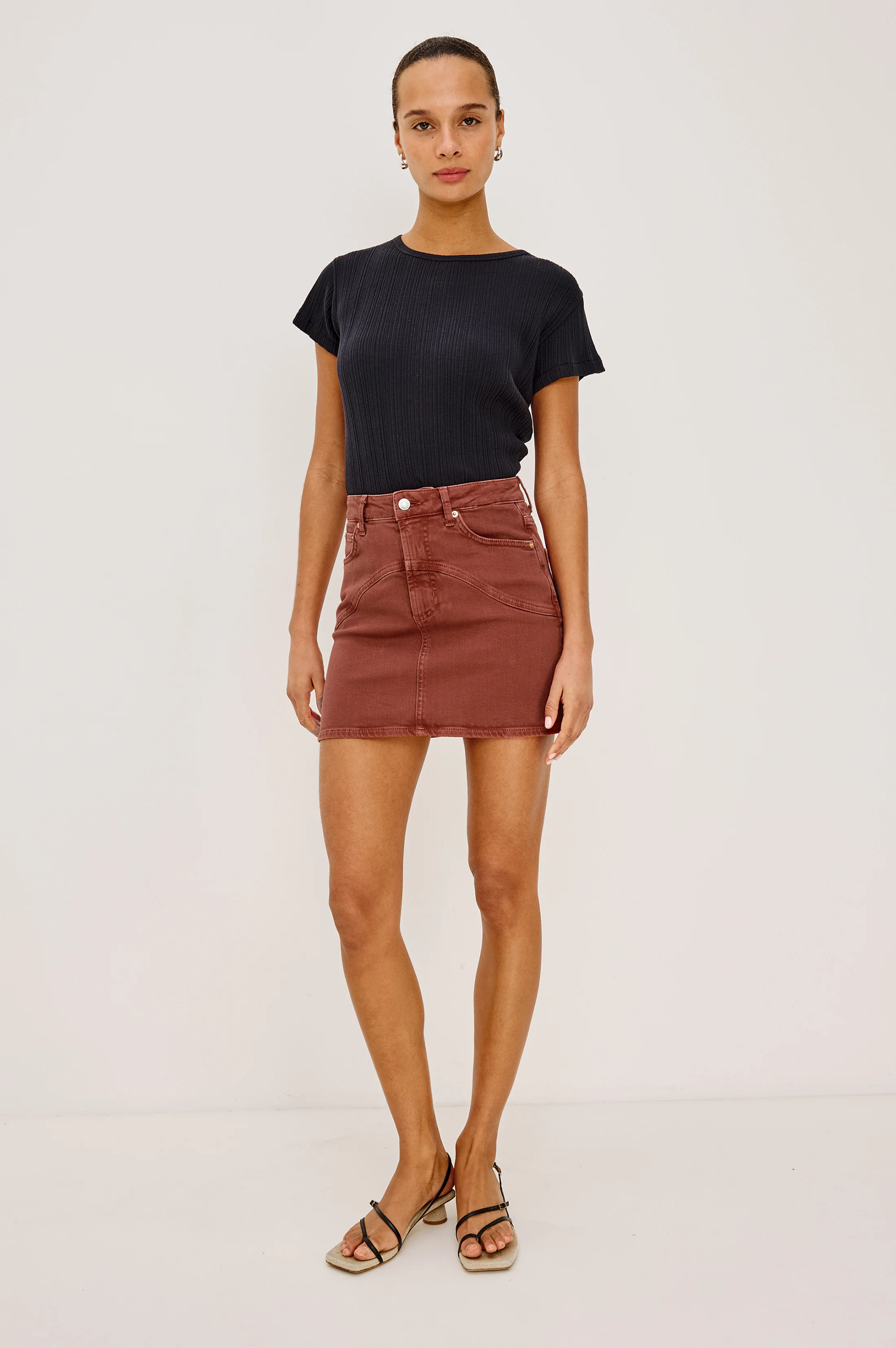 LAKEWOOD SKIRT - VINTAGE BRICK
