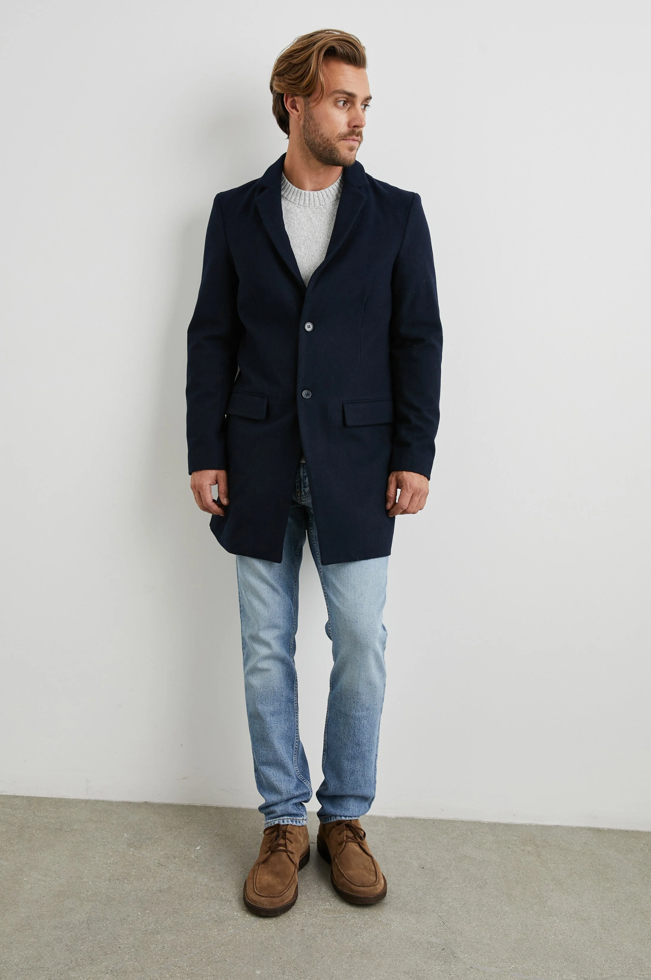 LARK COAT - NAVY - Image 3