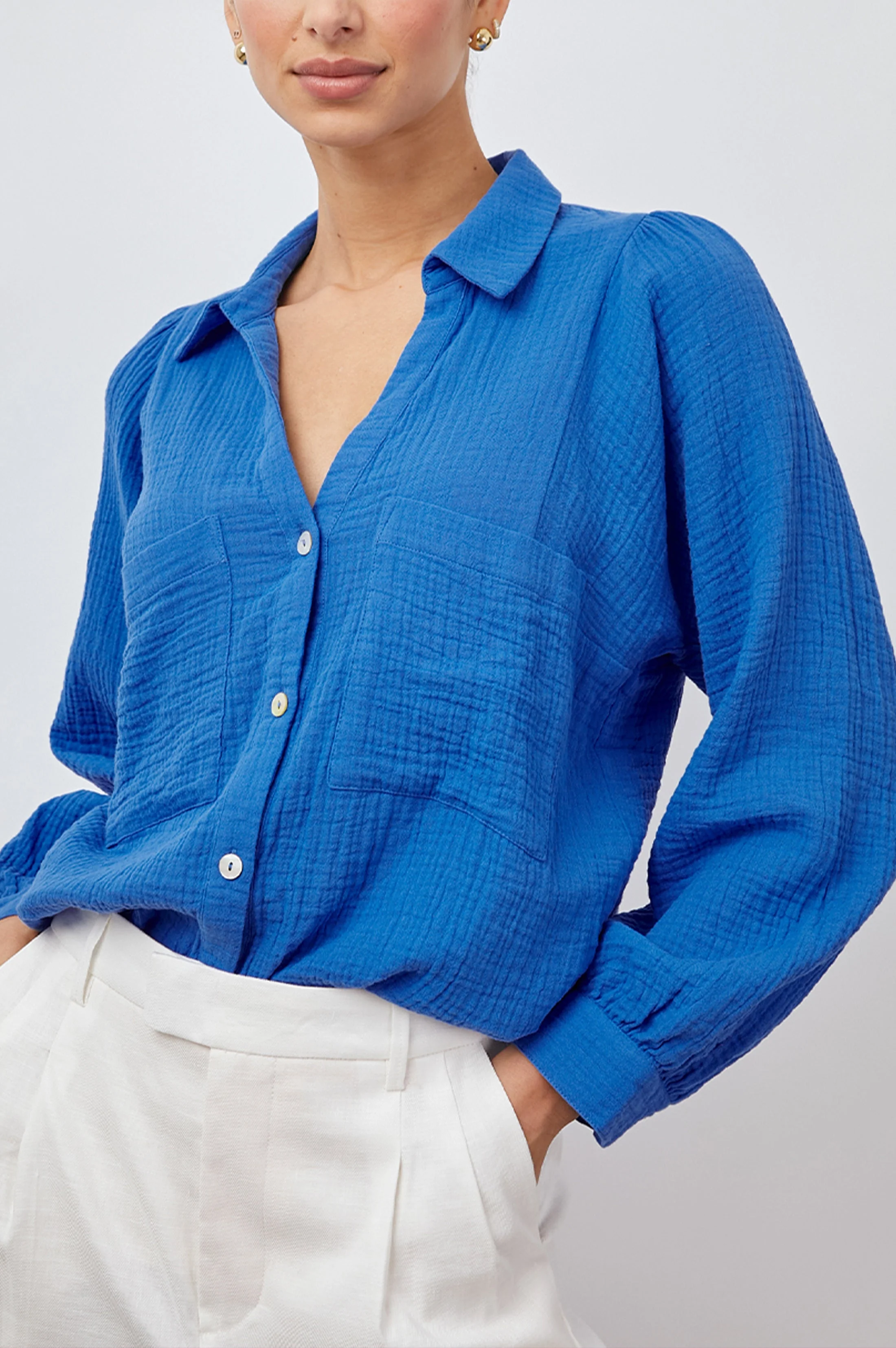 LAUREN SHIRT - PALACE BLUE