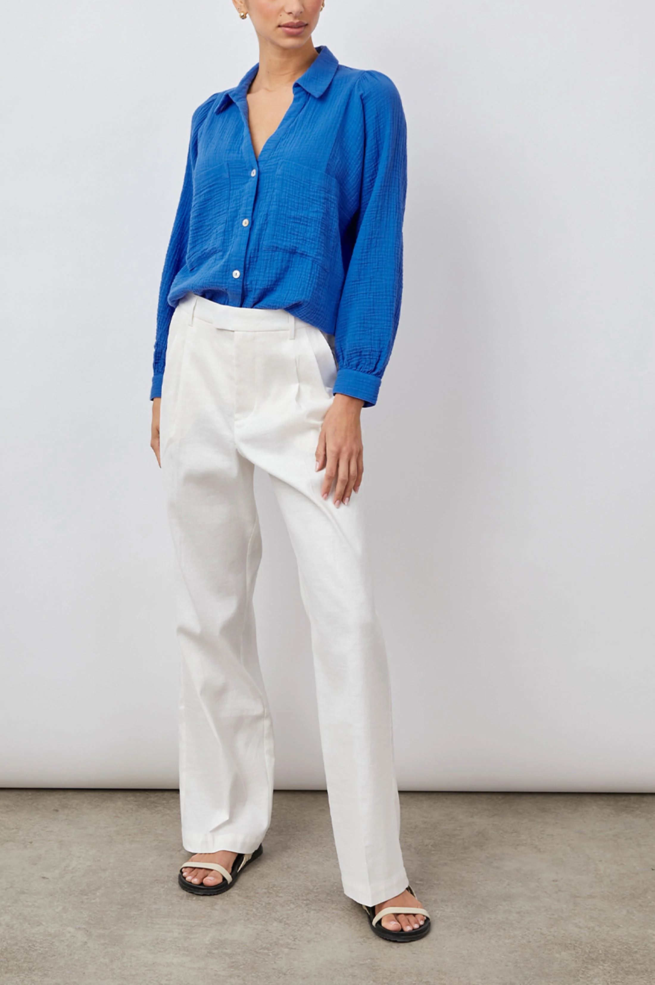 LAUREN SHIRT - PALACE BLUE - Image 4