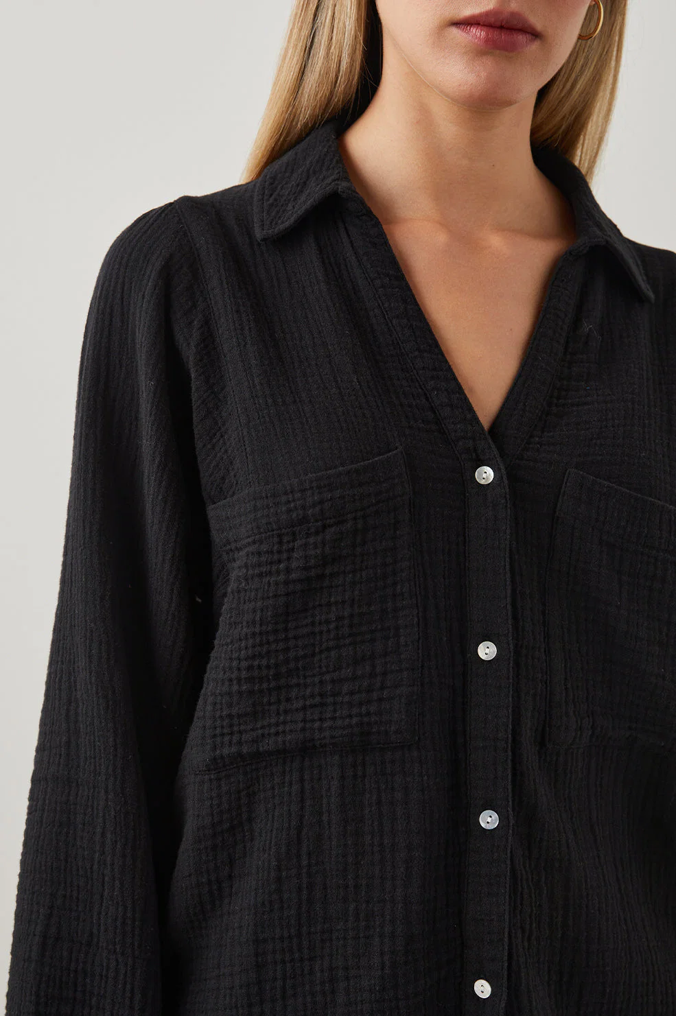 LAUREN SHIRT - BLACK - Image 2