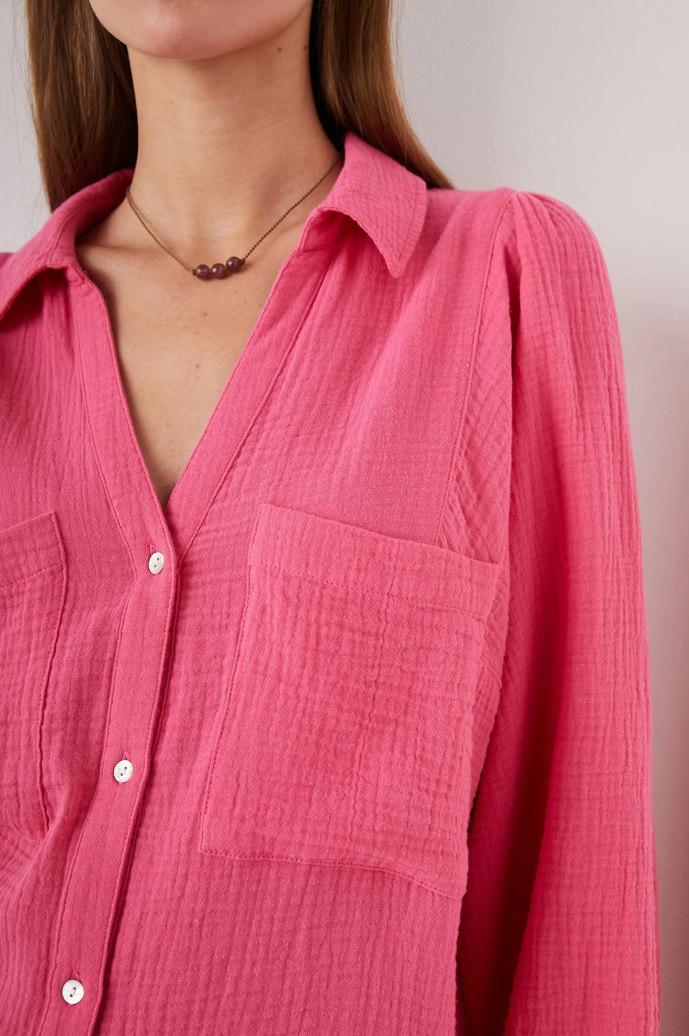 LAUREN SHIRT - HIBISCUS - Image 2