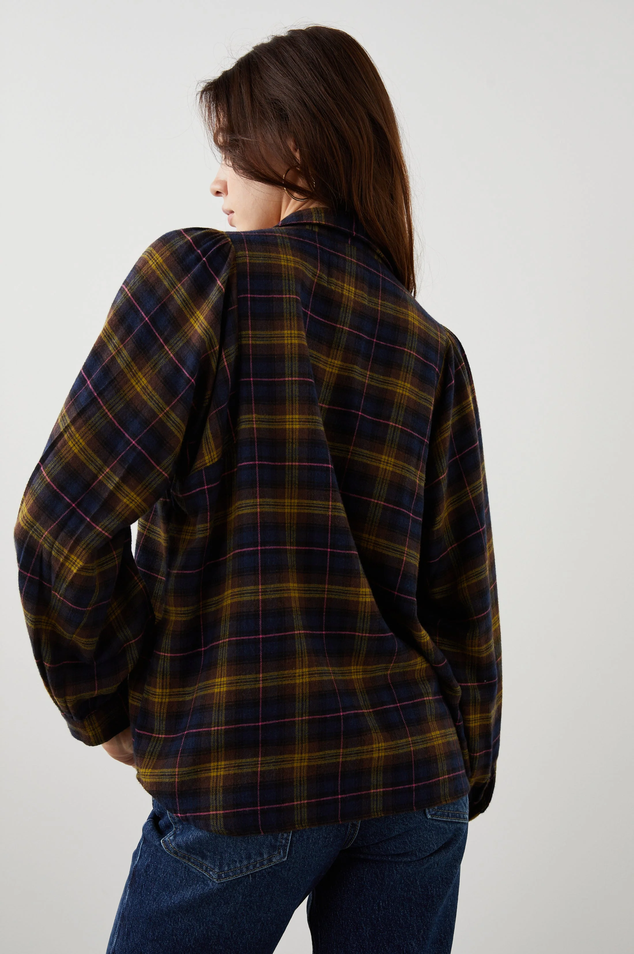 LAUREN SHIRT - NAVY HAZELNUT PINK - Image 5