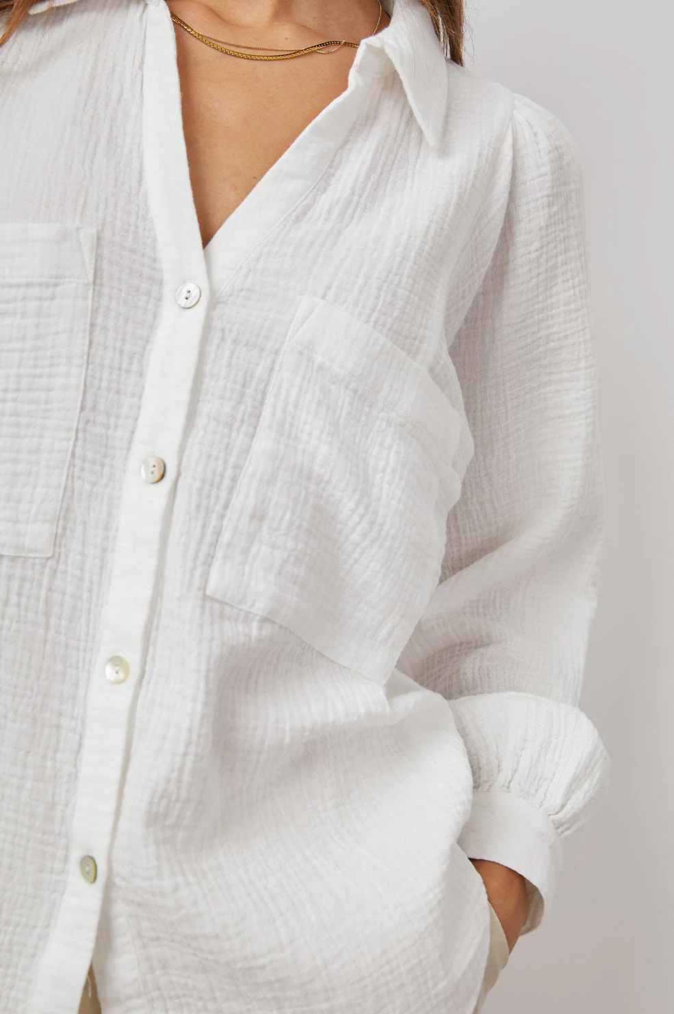 LAUREN SHIRT - WHITE - Image 2